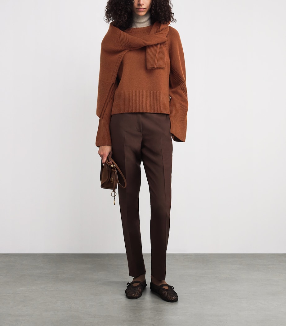 Cashmere Open Sweater CINNAMON Image 2