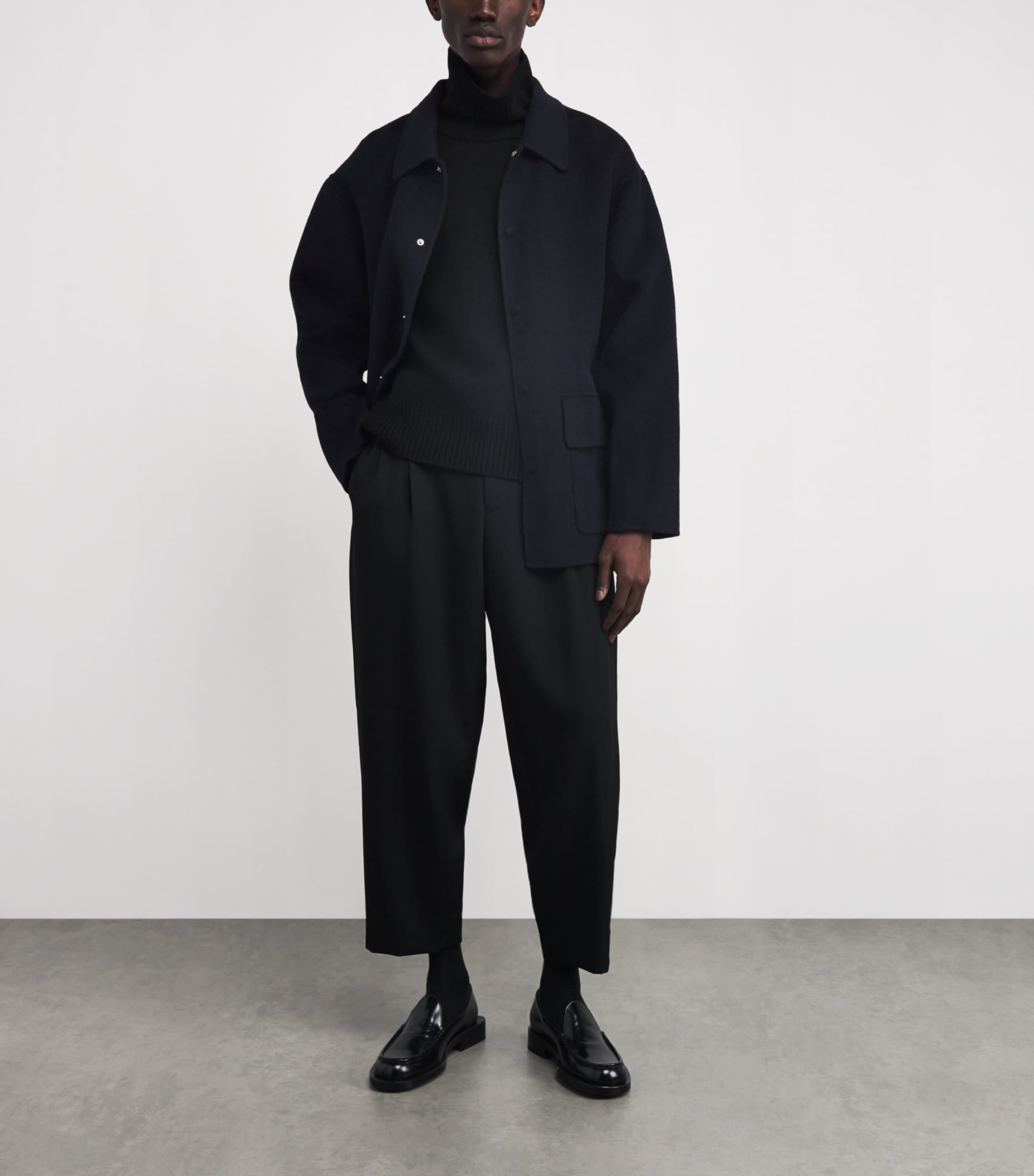 Wool Vasco Jacket DARK NAVY Image 2