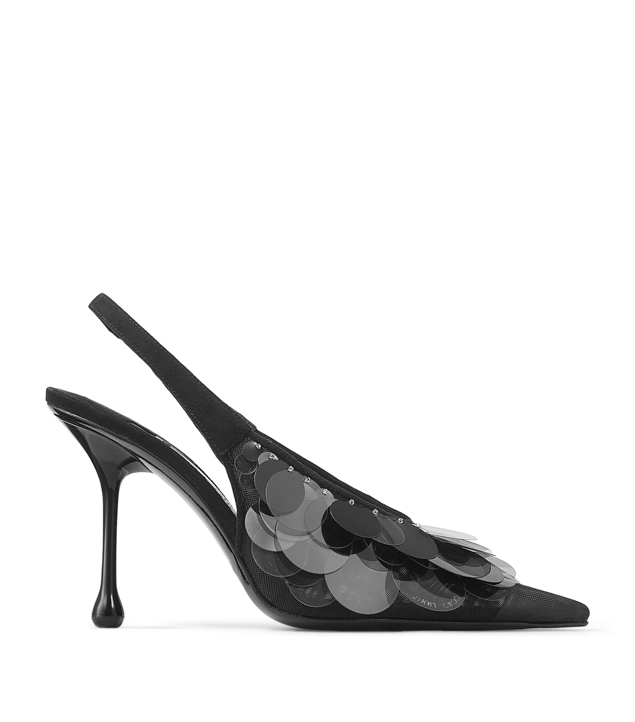Jimmy Choo Isa 95 Mesh Slingback Pumps | Harrods UK