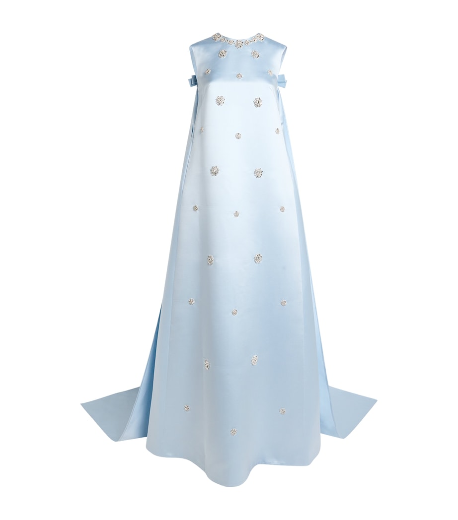 Satin Embellished Amoret Gown ICE BLUE Image 1