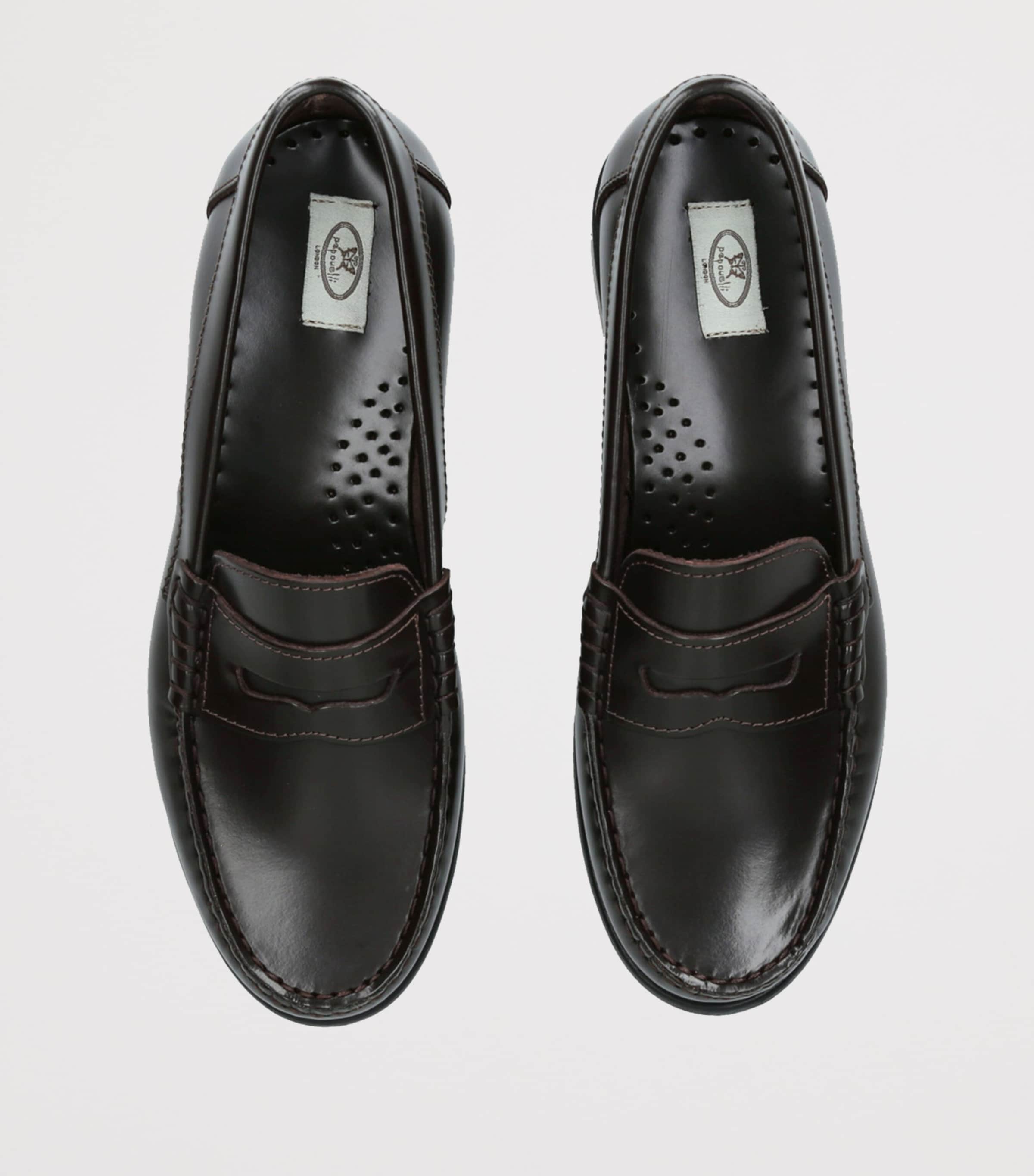 papouelli Leather London Loafers Dark Brown Image 4