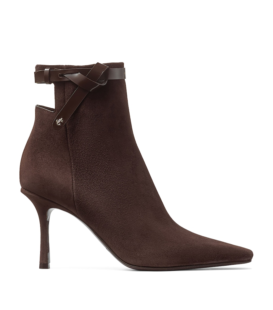 Camie AB 85 Suede Heeled Boots CHOCOLATE/CHOCOLATE Image 1