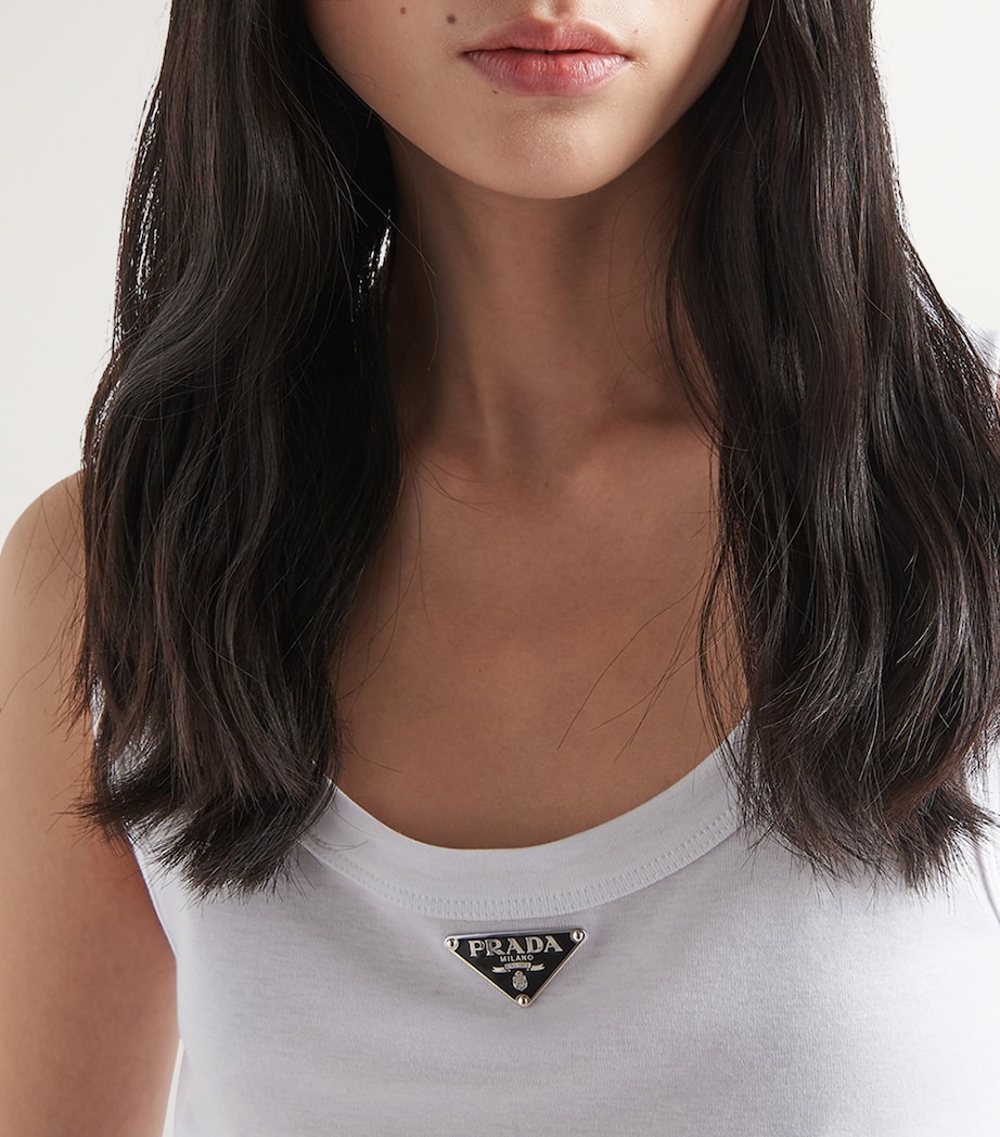 Cotton Triangle Crop Top F0009 Image 5