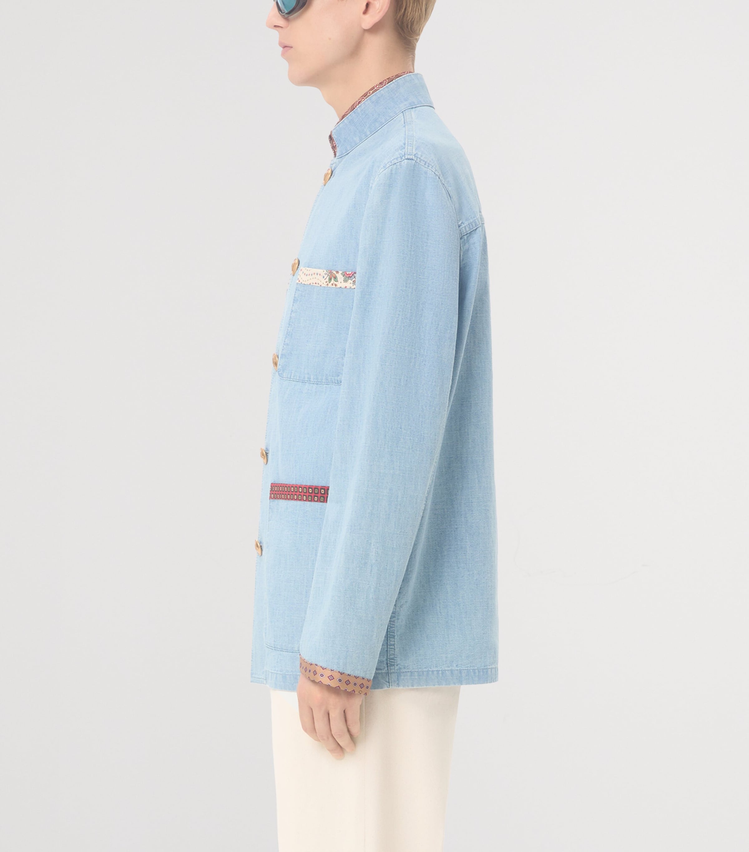 Denim Safari Jacket 508 Image 3
