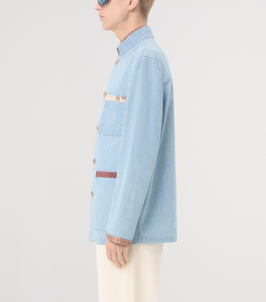 Denim Safari Jacket 508 Image 3