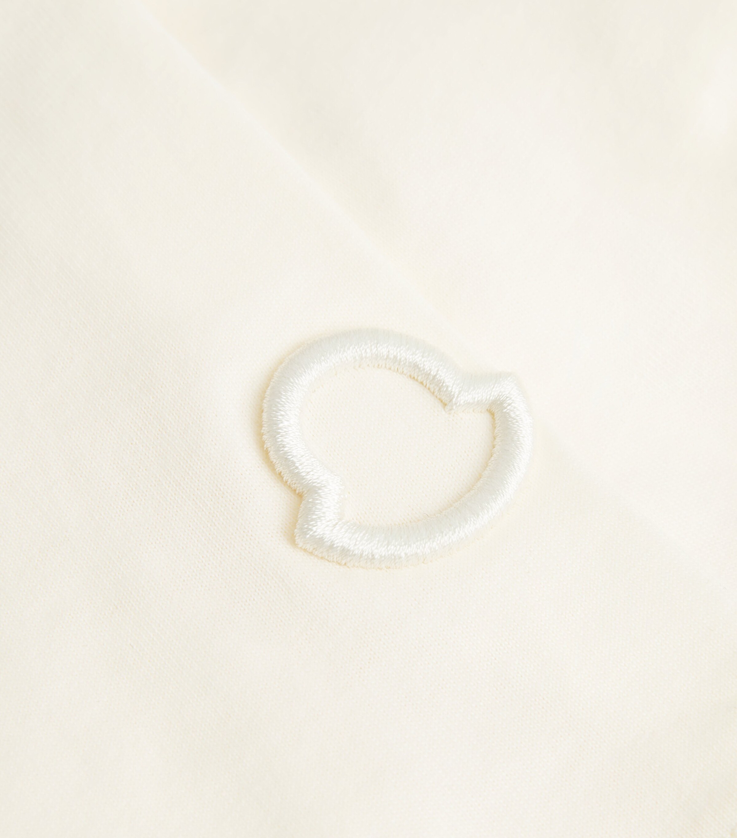 Moncler Womens Cotton Logo Embroidered T-Shirt Image 6