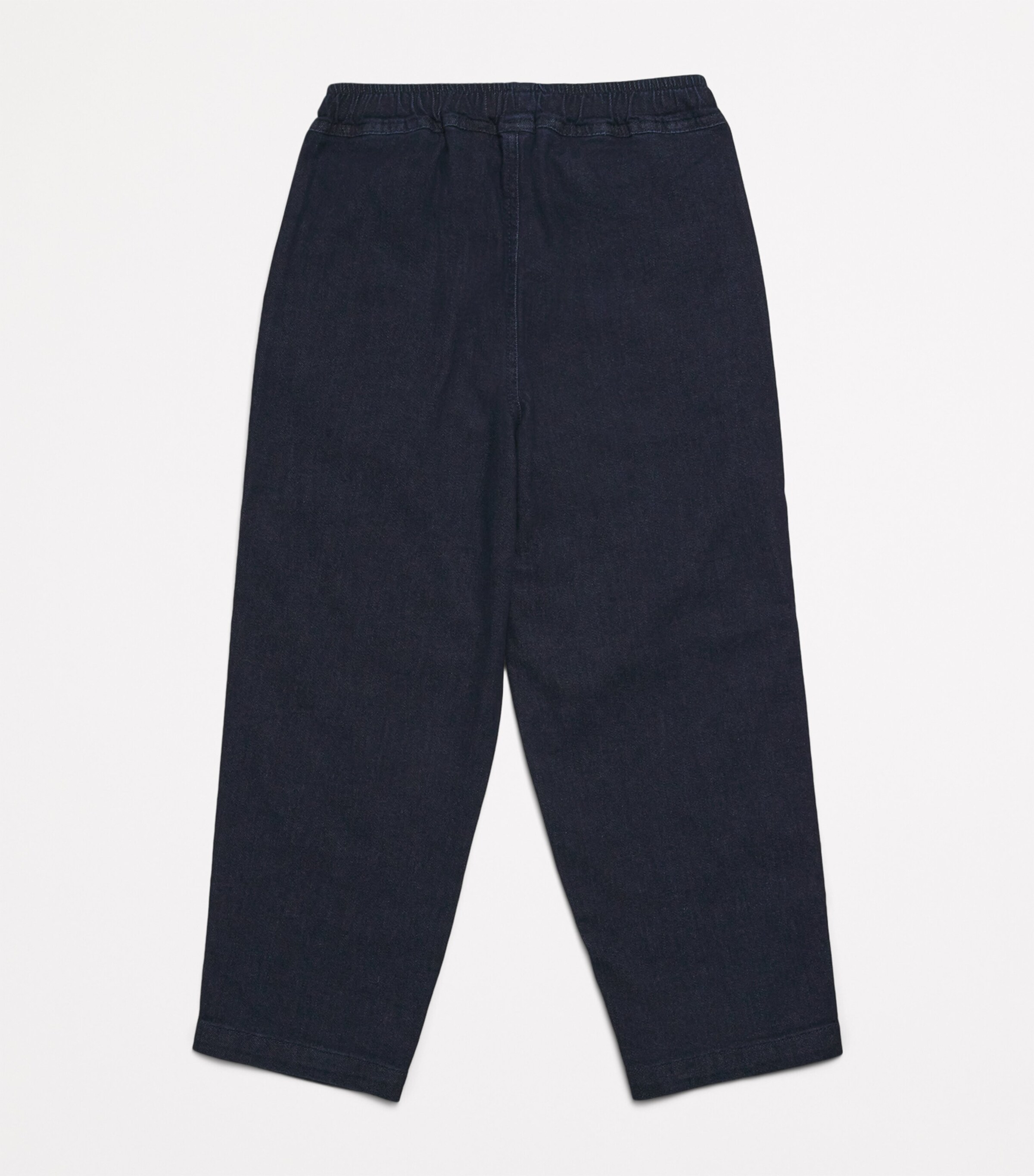 Il Gufo Denim Elasticated-Waist Trousers (2-12 Years) Blue Image 2