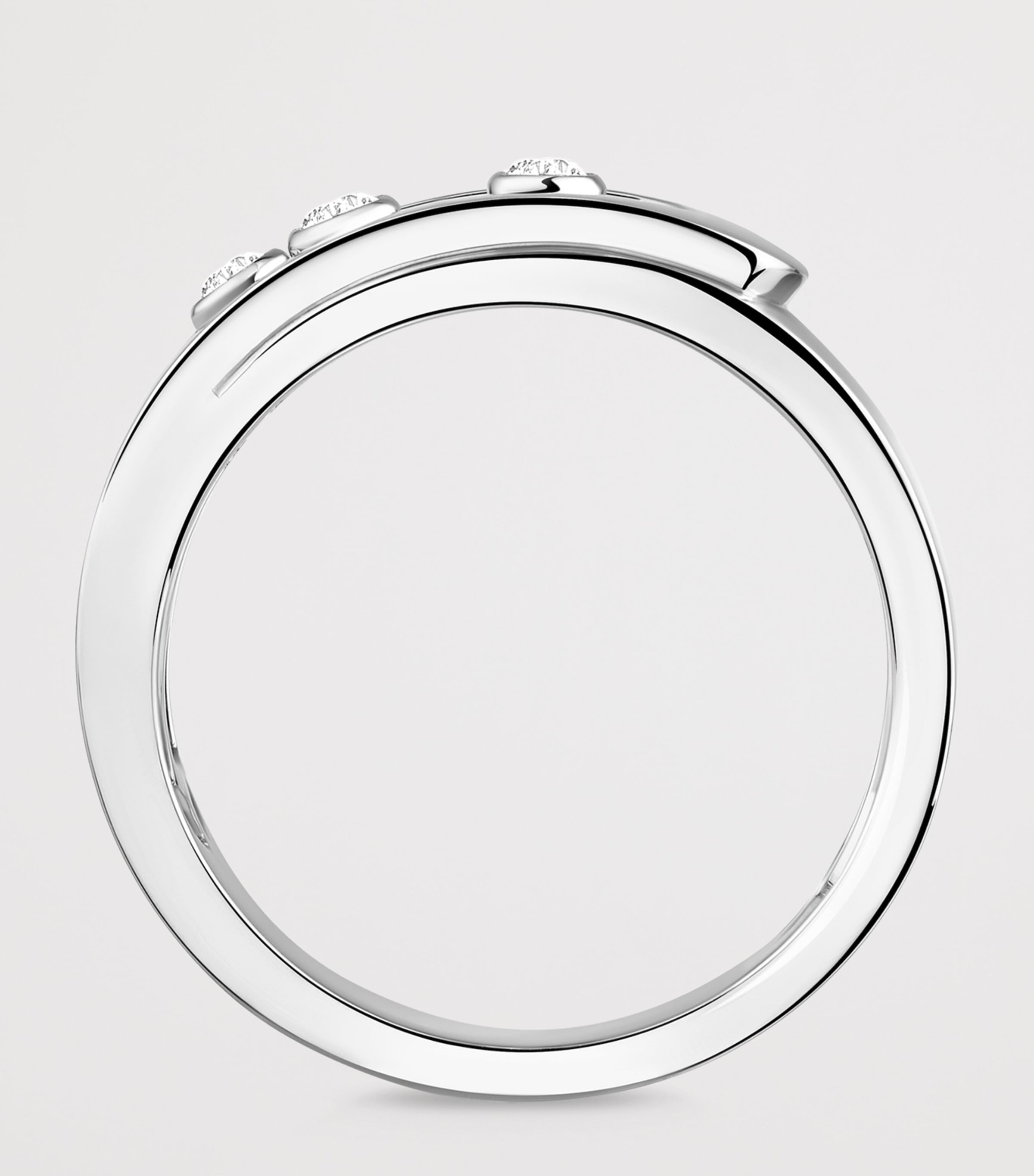Messika Move Noa White Gold and White Diamond Ring White Gold Image 3
