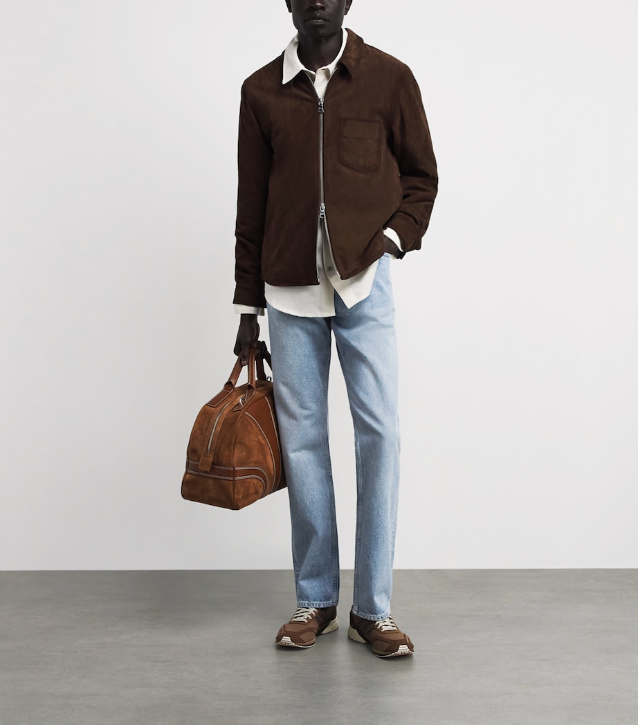 PAIGE Mens Doheny Relaxed Straight Jeans Keswick Image 2