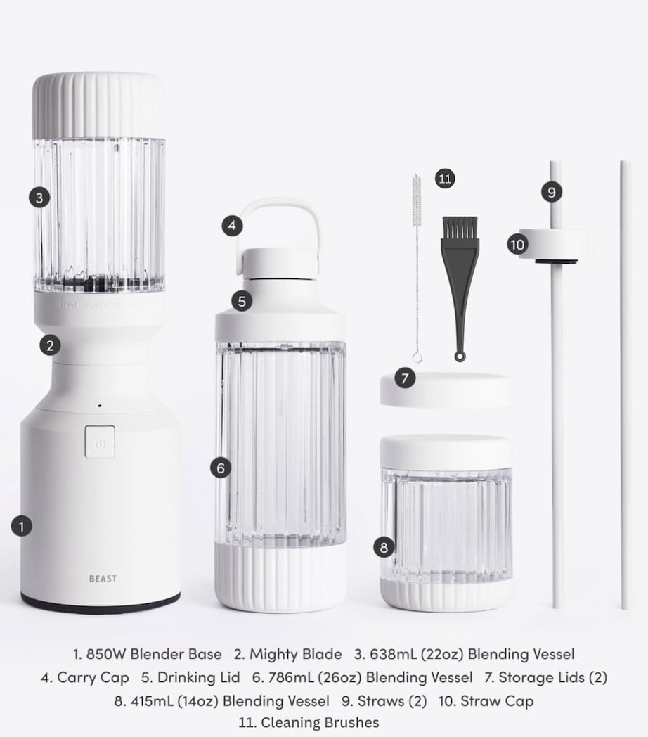 Mighty 850 Plus Blender CLOUD WHITE Image 4