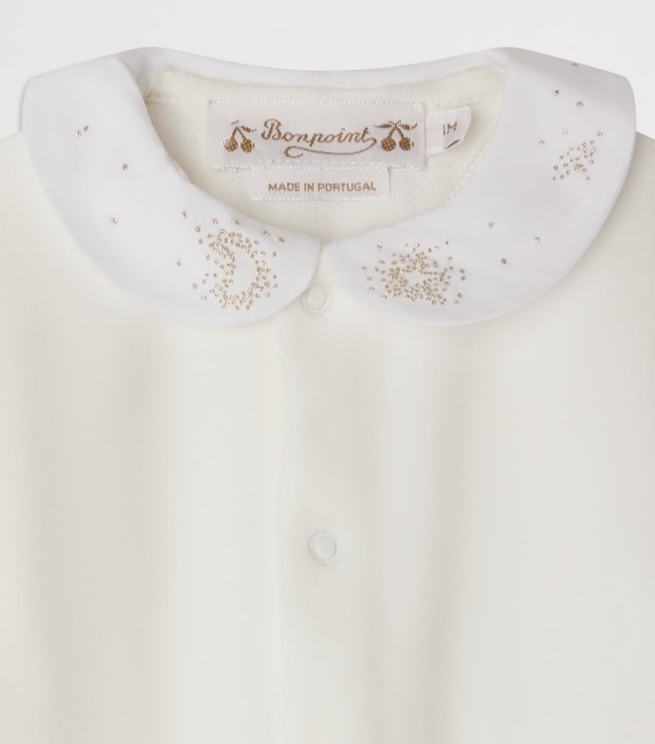 Velvet Tintina Sleepsuit (1-18 Months) BLANC LAIT Image 3