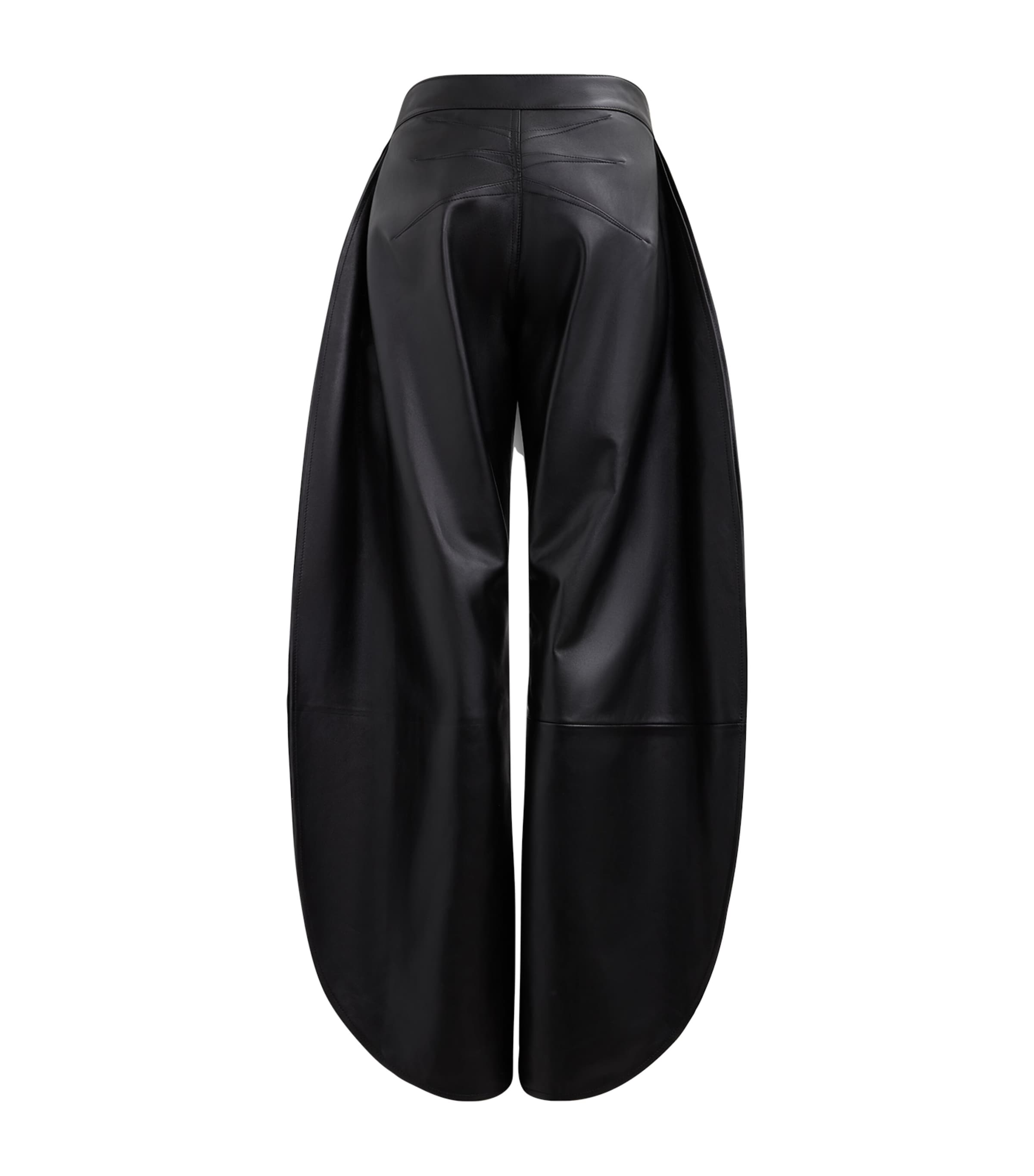 パンツ ALAIA ROUNDED PETAL PANTS Alaïa Rounded Petal Trousers in Black | Lyst