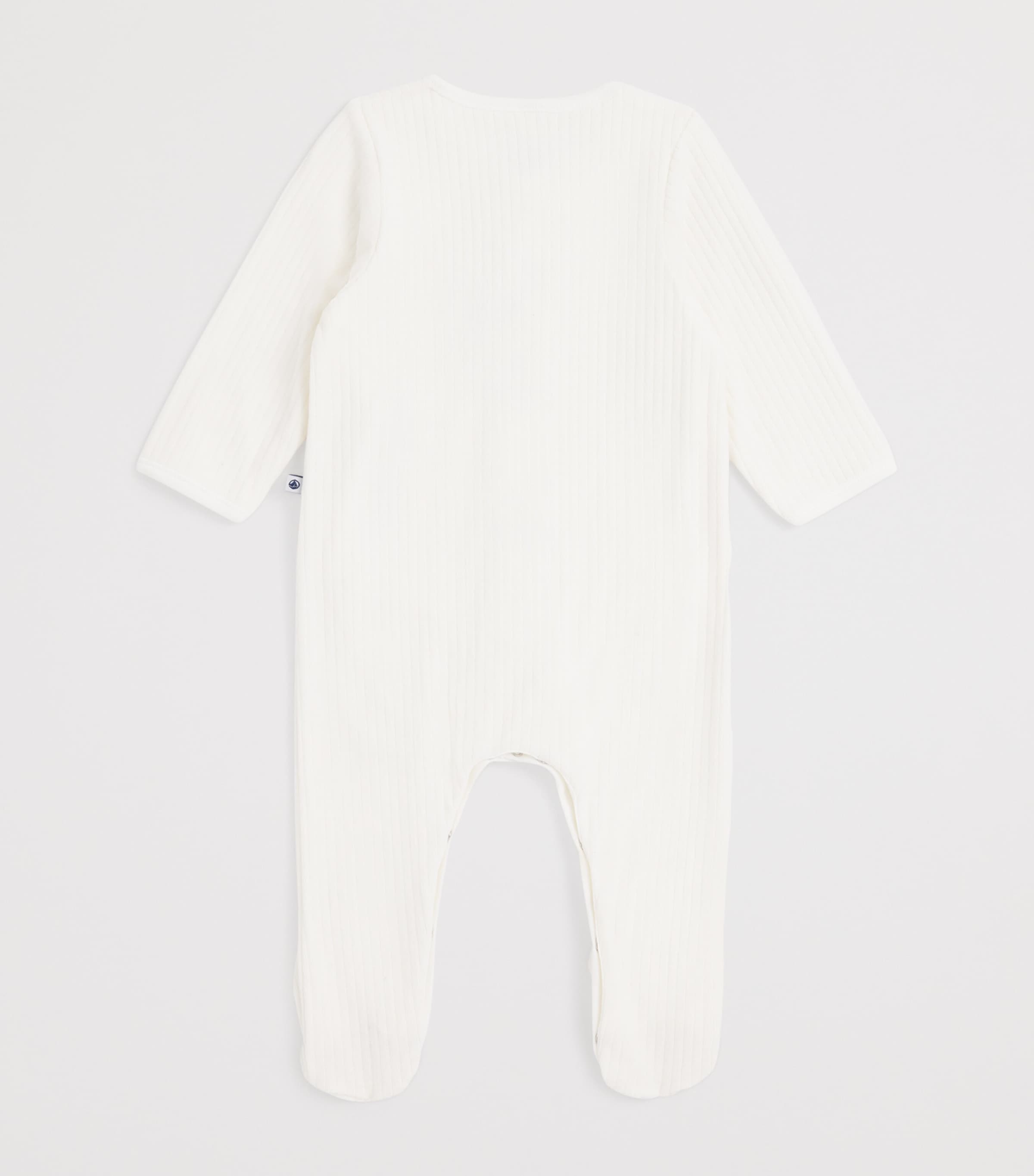Petit Bateau Cotton Velour Heart All-In-One (1-12 Months) Image 2