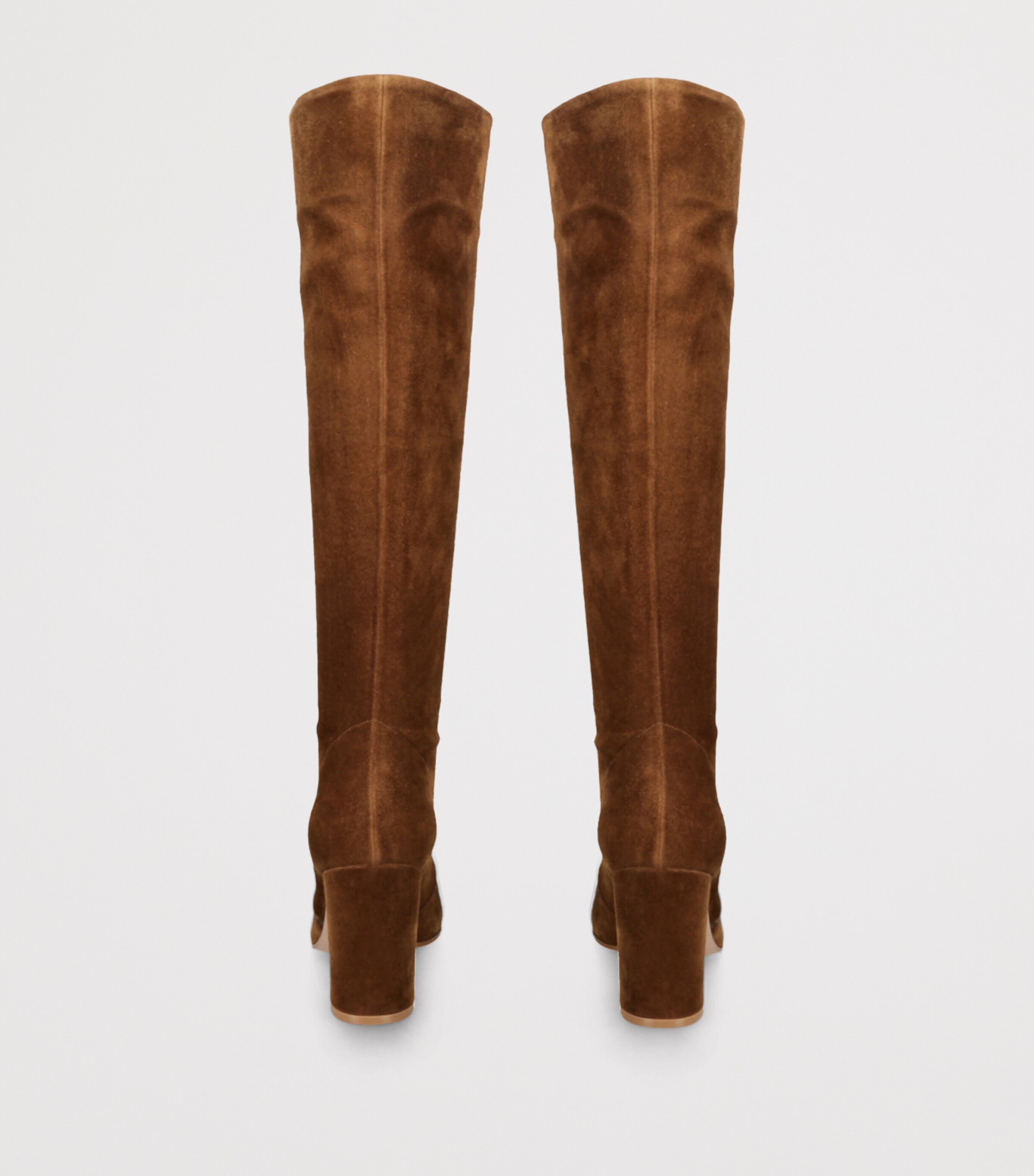 Suede Glen Knee-High Boots 85 TAN Image 2
