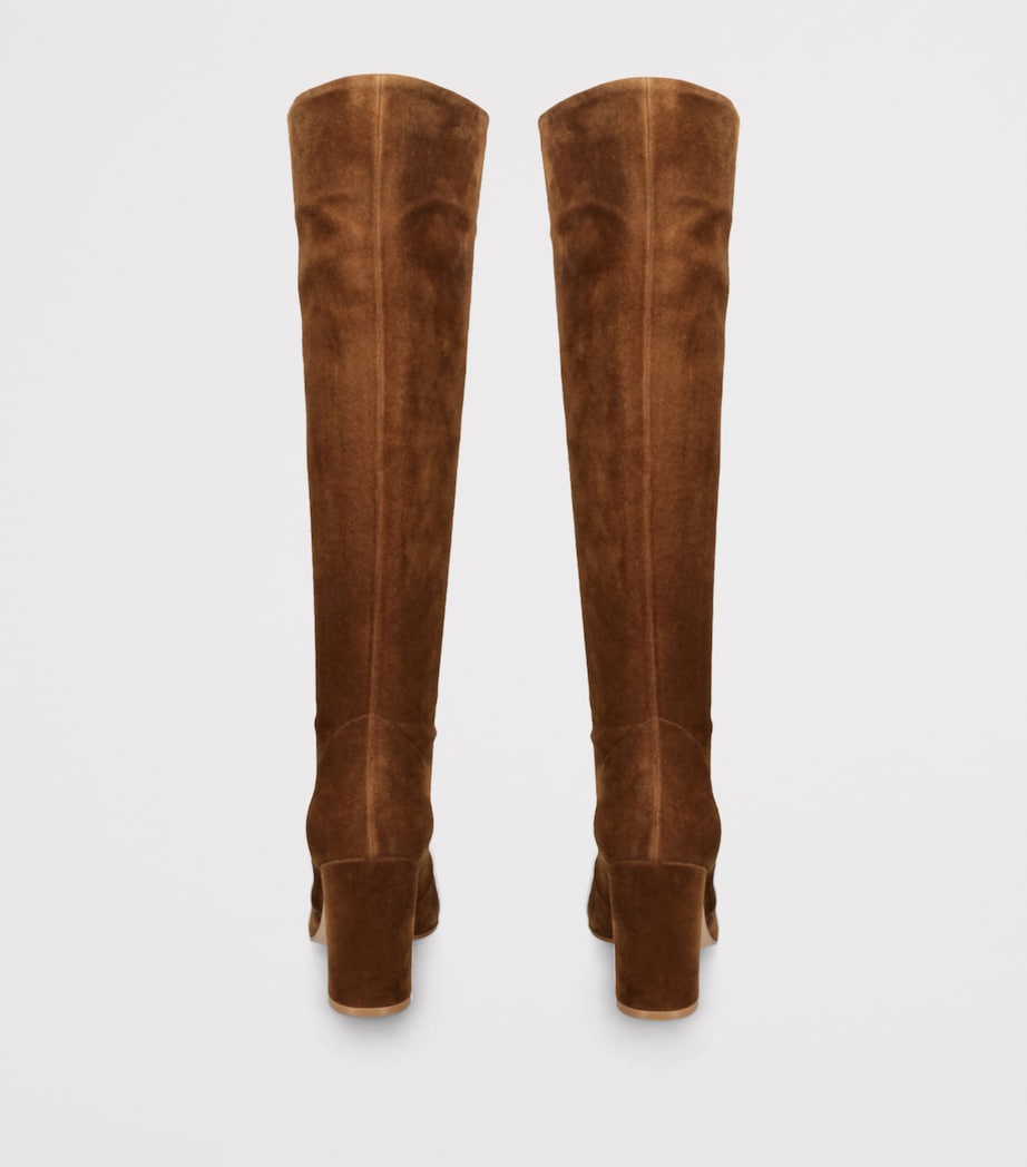 Suede Glen Knee-High Boots 85 TAN Image 2