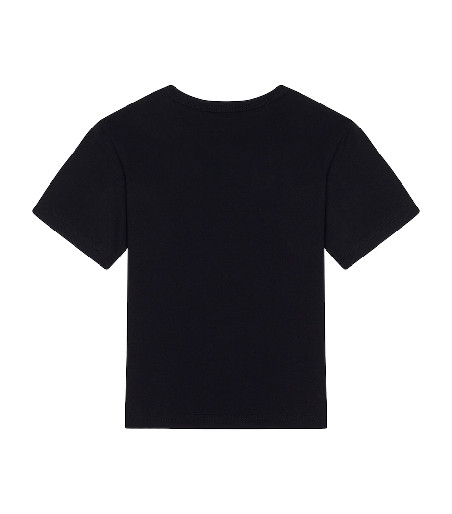 Dolce&Gabbana Kids Logo Plaque T-Shirt (2-6 Years) Very Dark Blue Image 2
