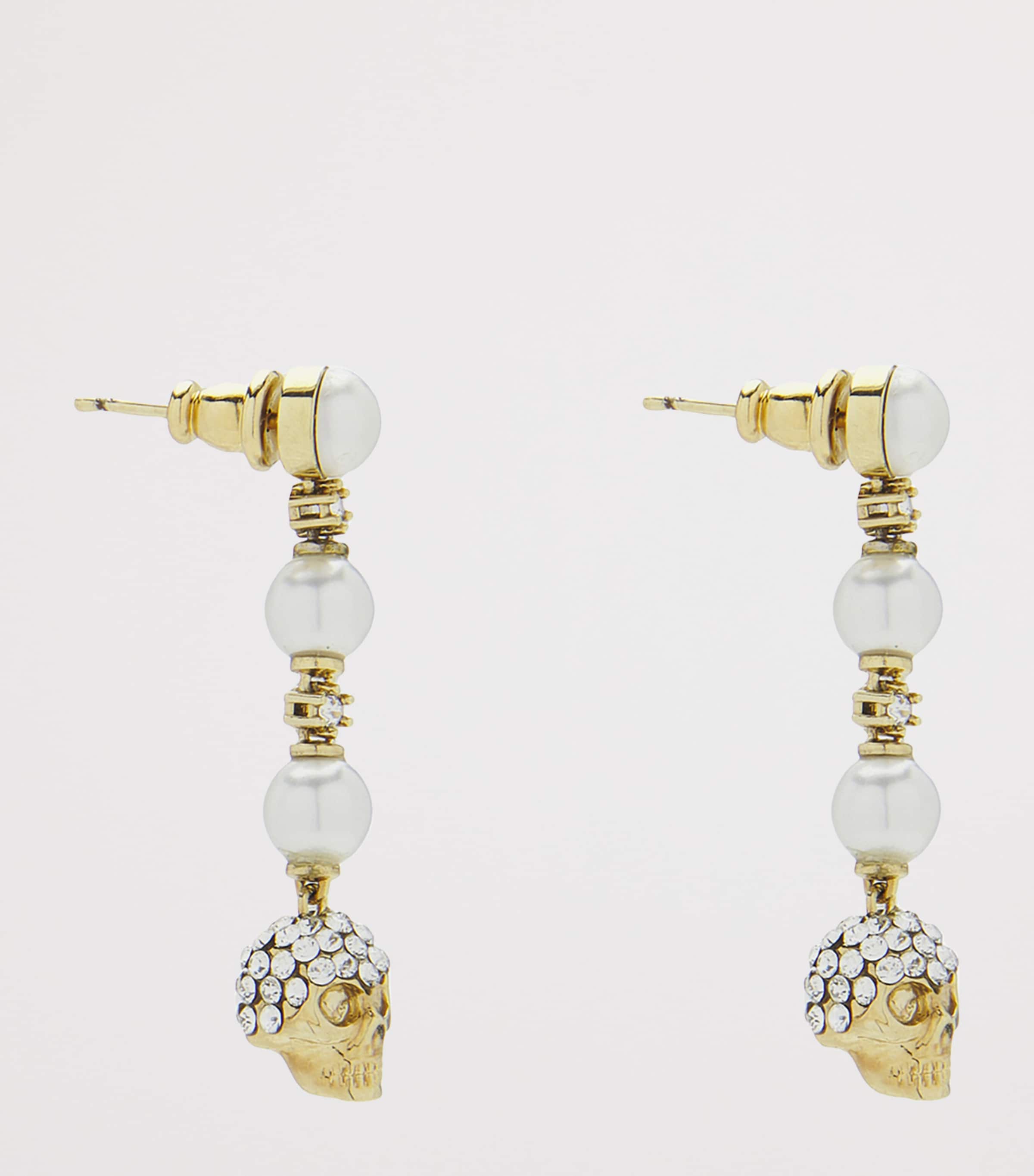 アクセサリーその他 MCQUEEN Skull earrings Alexander McQueen Skull Earring | Silver | FARFETCH CA