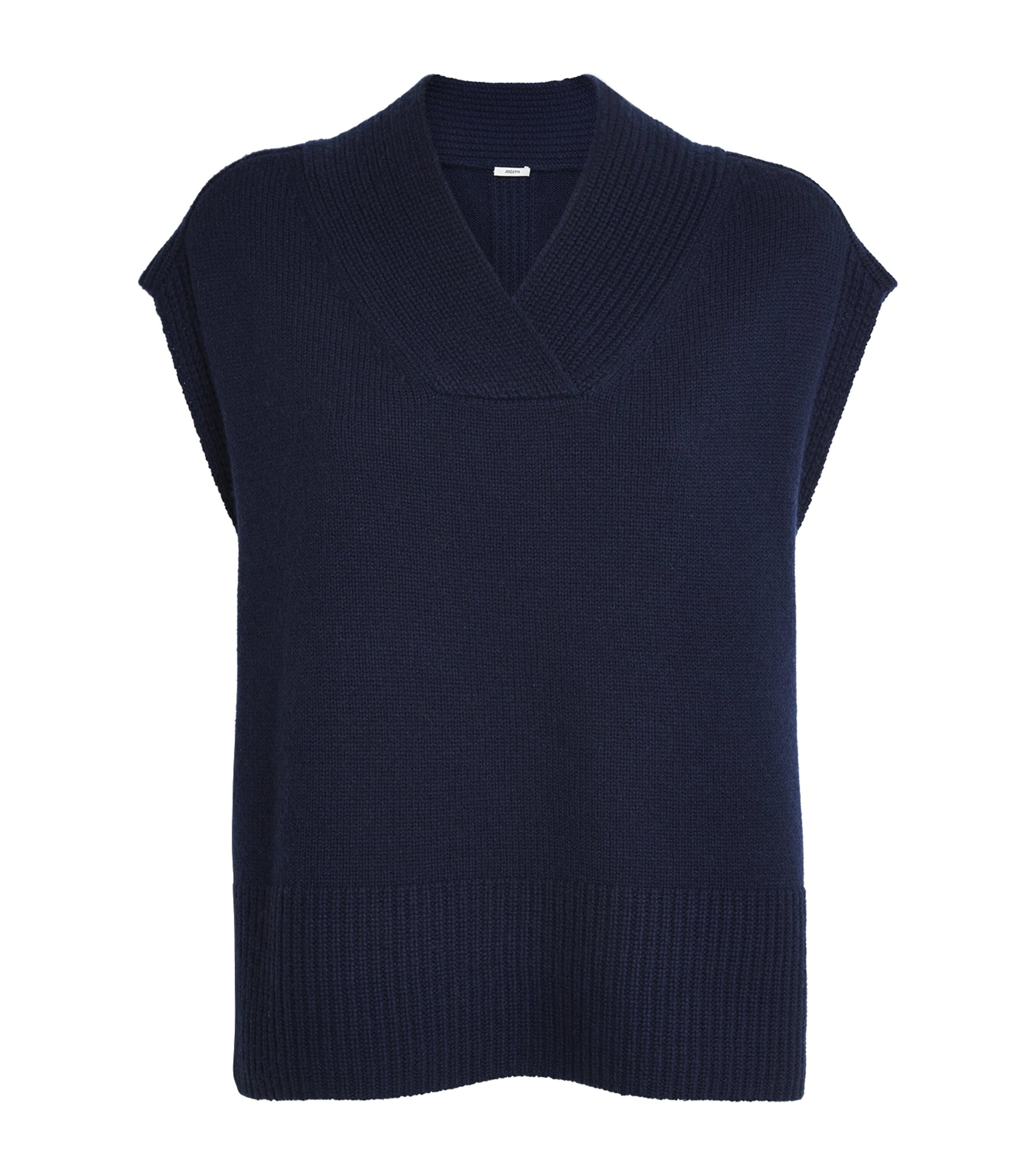 Cashmere Mena Sweater Vest INDIGO Image 1
