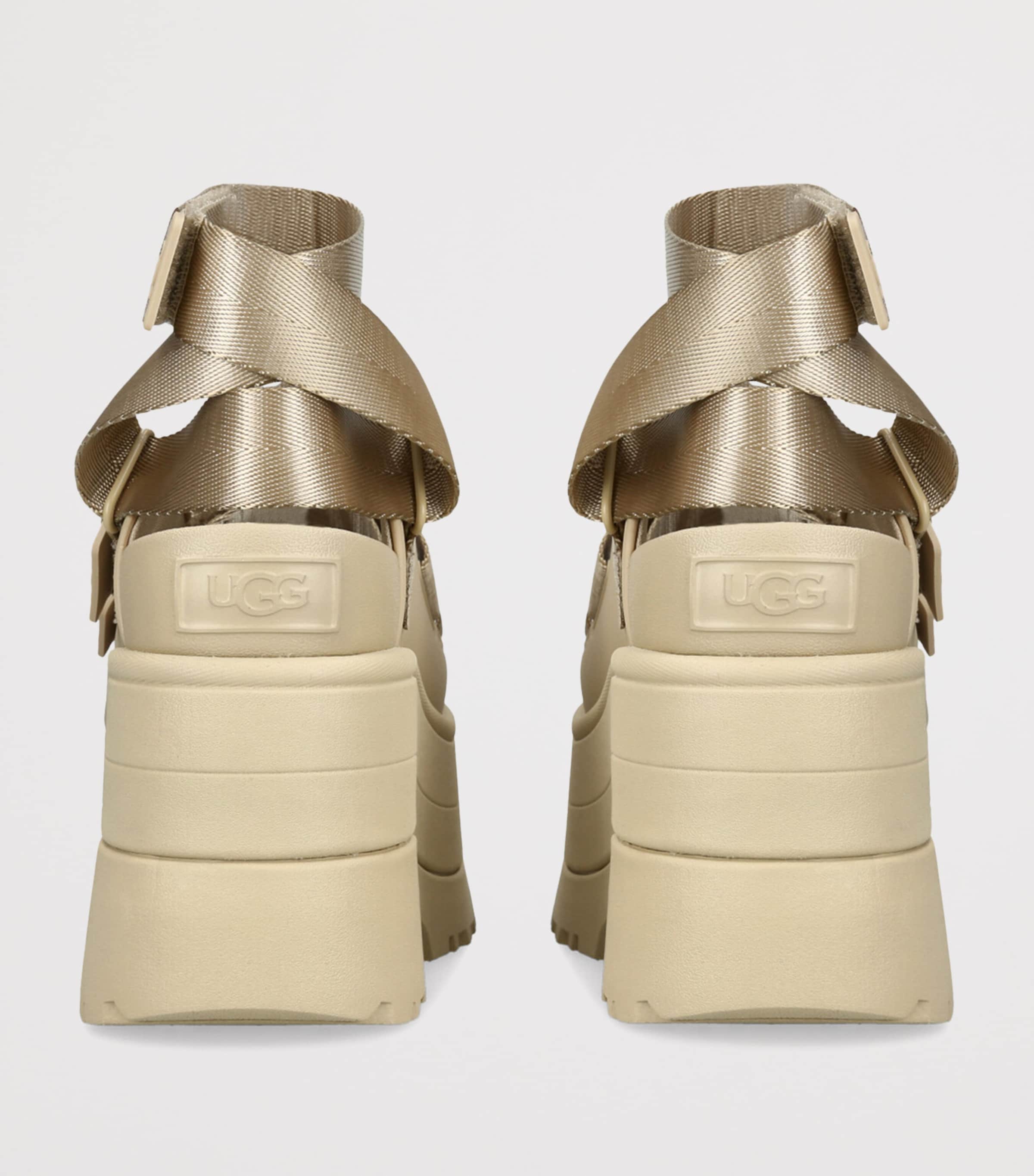 UGG Goldenrise Platform Sandal ベージュ　23cm UGG 