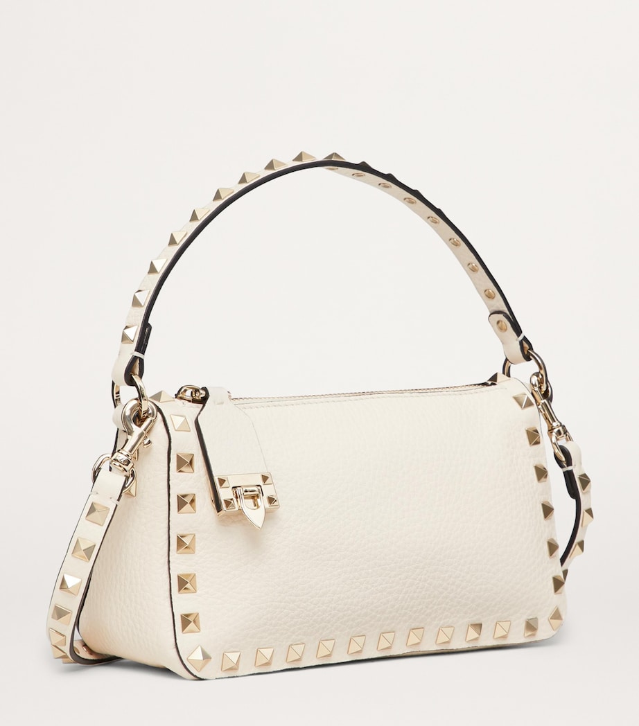 Small Leather Rockstud Shoulder Bag I16 Image 3