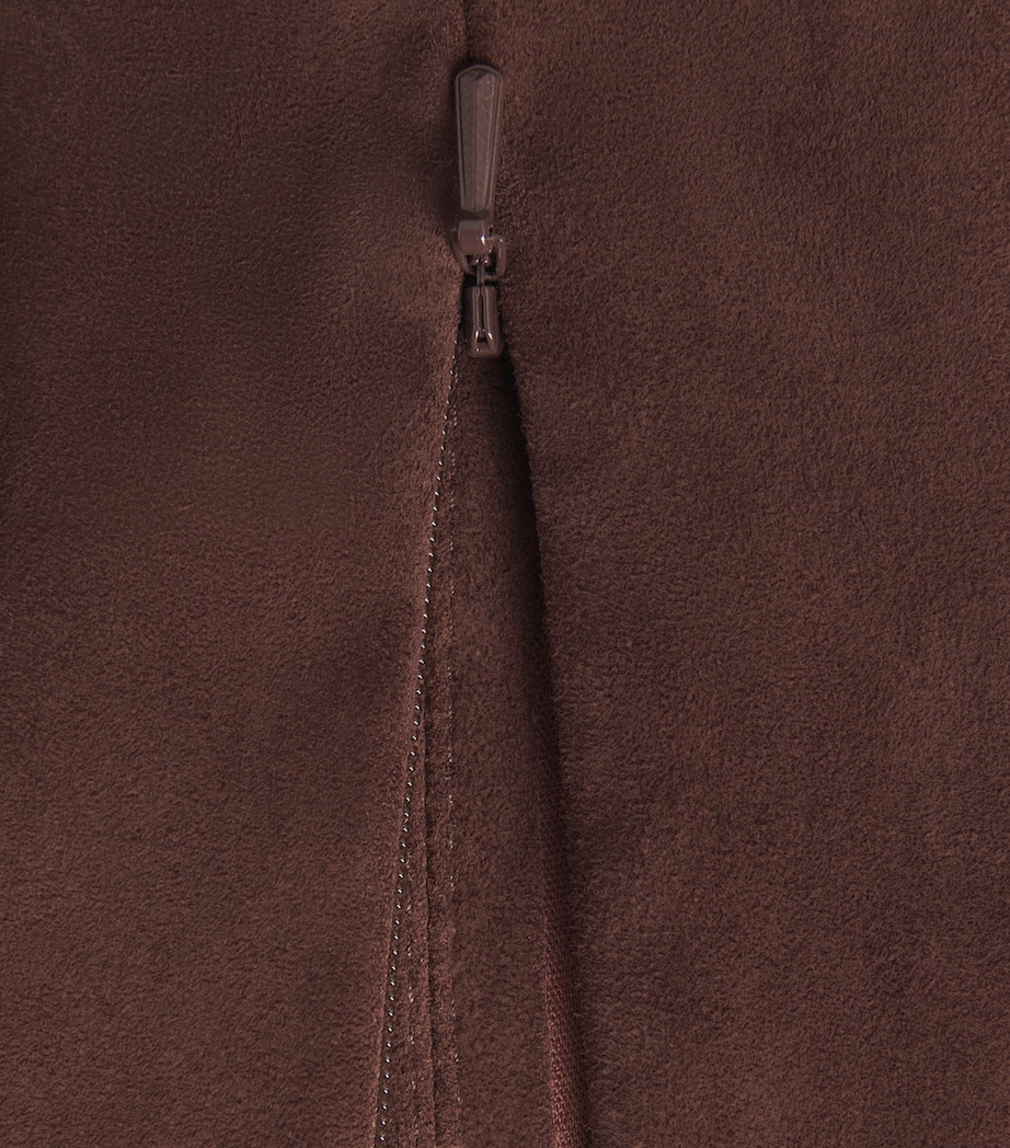 Suede Leggings CHOCOLATE Image 5