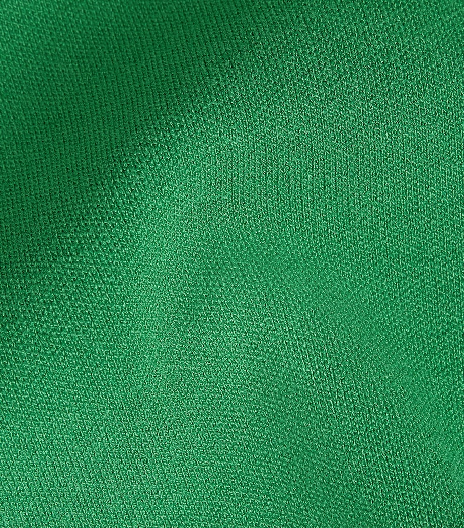 Knitted Crop Top GREEN Image 5