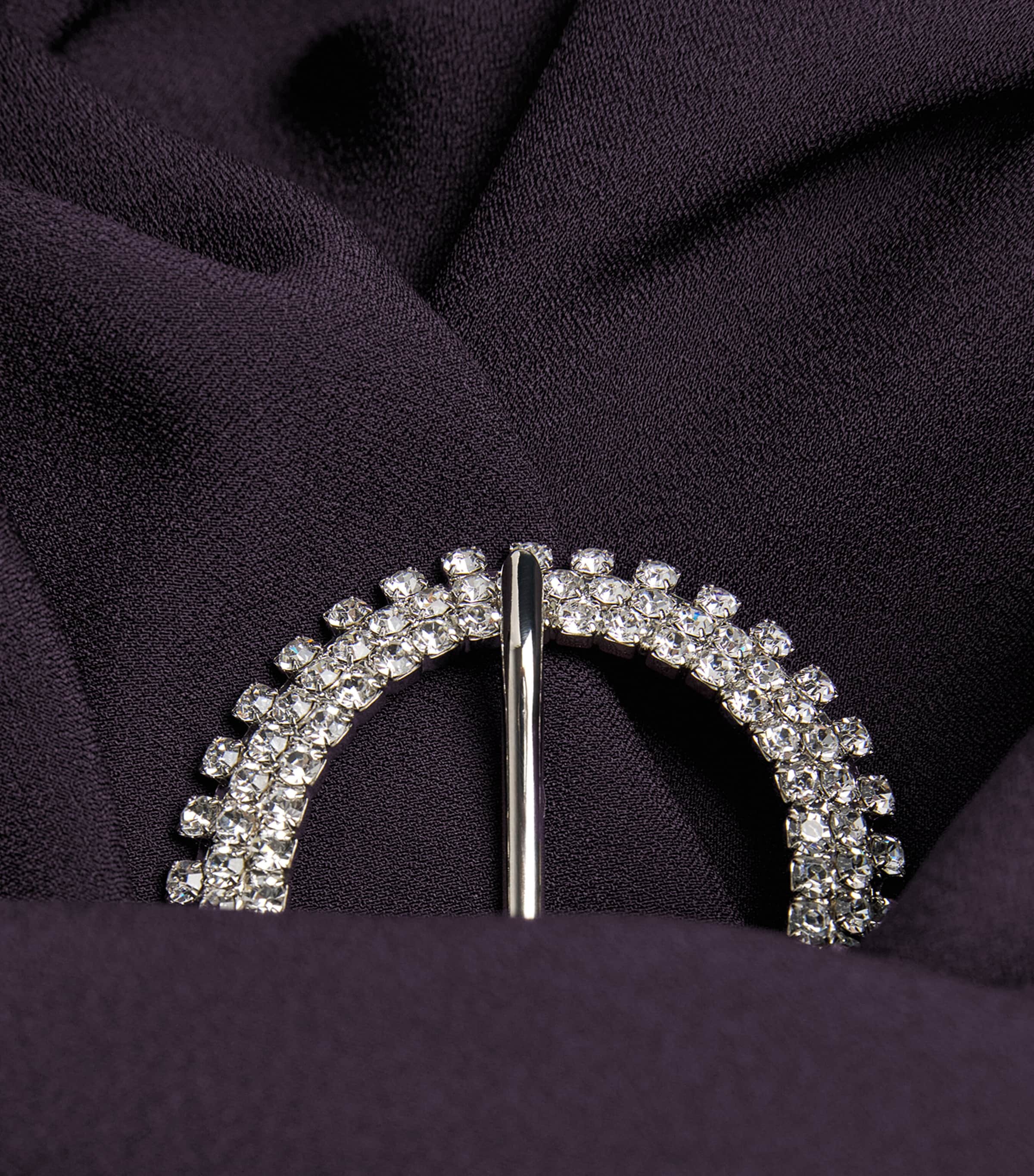 Crepe Barths Maxi Kaftan LIQUORICE Image 5