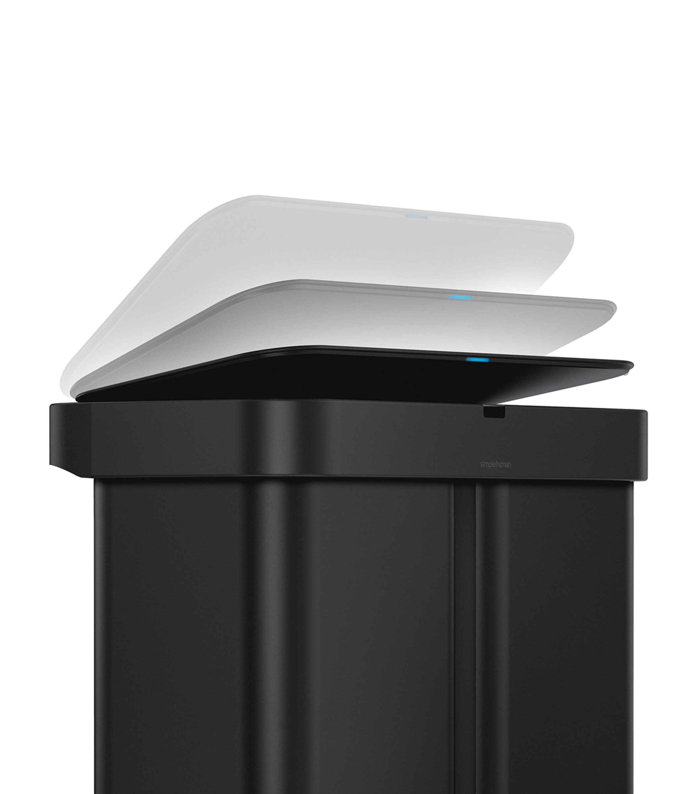 Recycler Sensor Bin (58L) BLACK Image 5