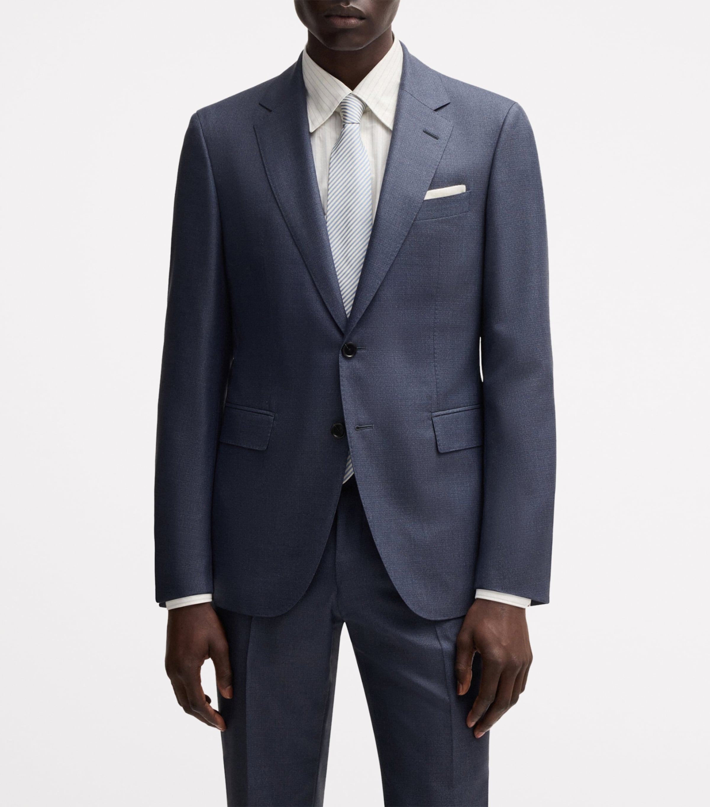 Virgin Wool-Silk 2-Piece Suit 404 Image 2