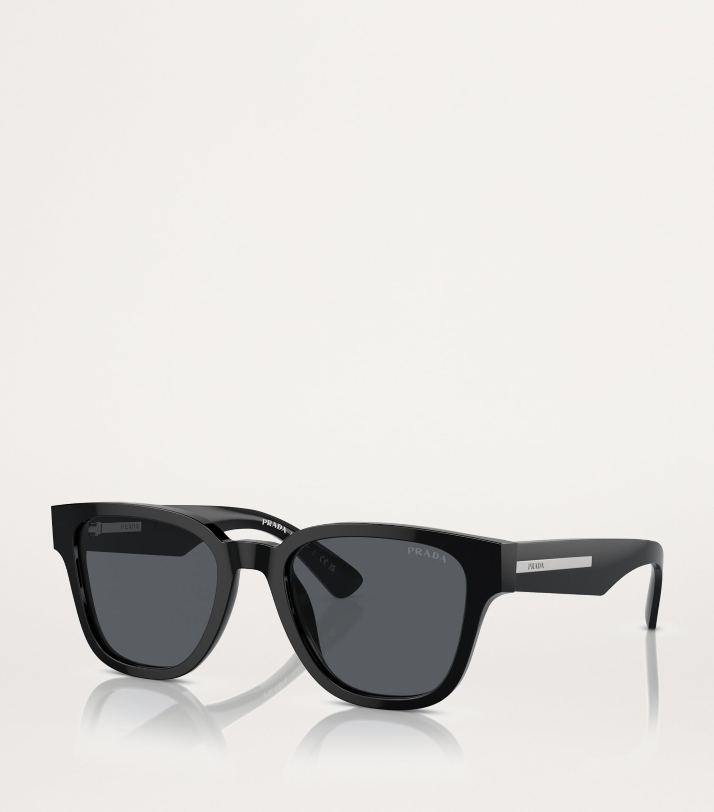 Prada Acetate Rectangular Sunglasses Image 2