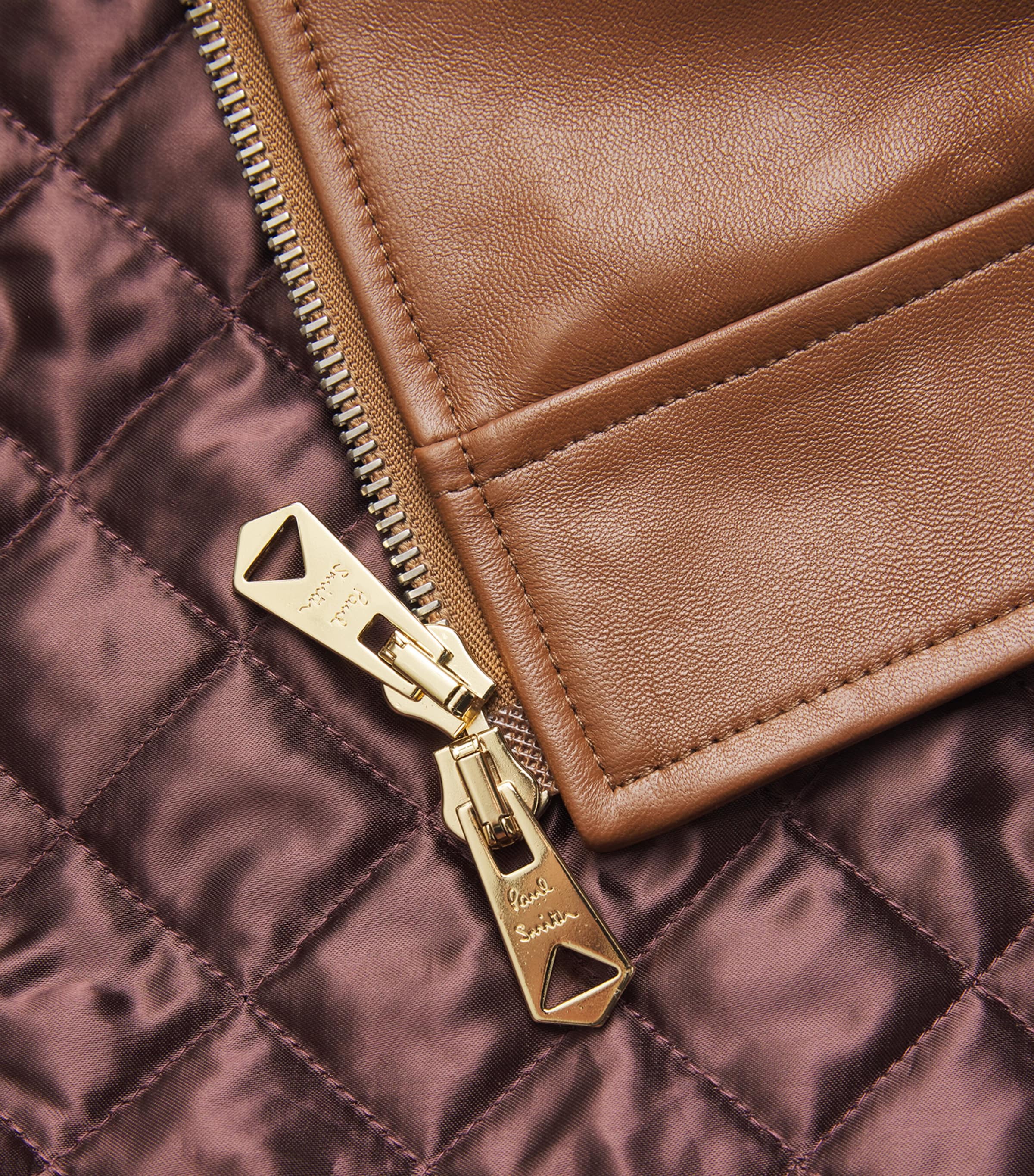 Leather Jacket 61_MEDIUM BEIGE Image 5