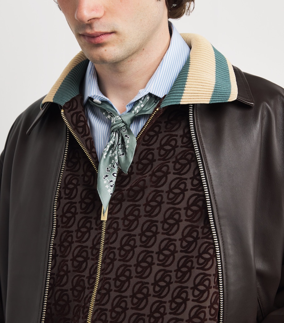 Monogram Track Jacket DBN / DARK BROWN Image 6