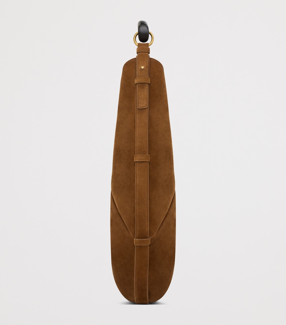 Saint Laurent Large Suede Mombasa Shoulder Bag Image 3