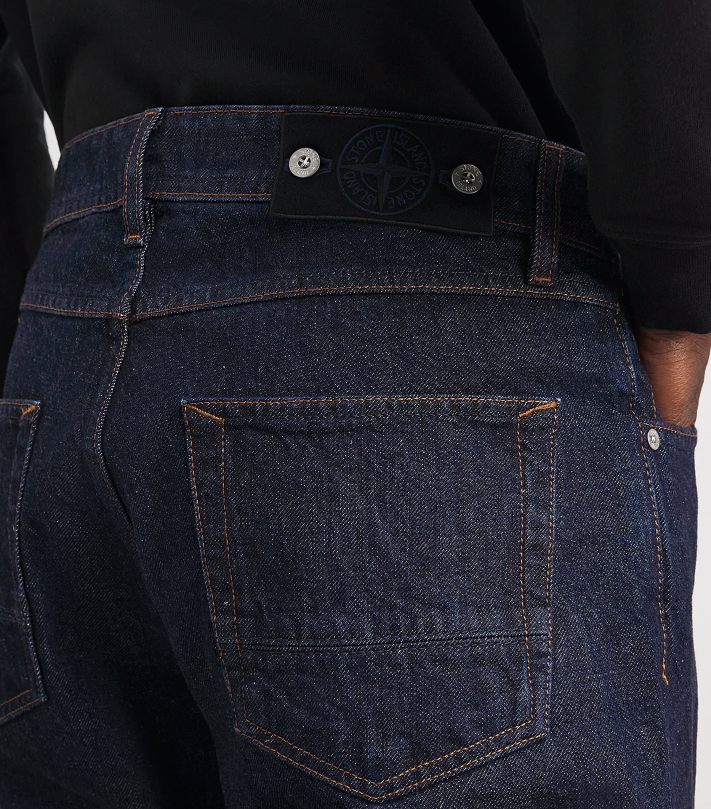 Stone Island Mens Straight Jeans Image 3