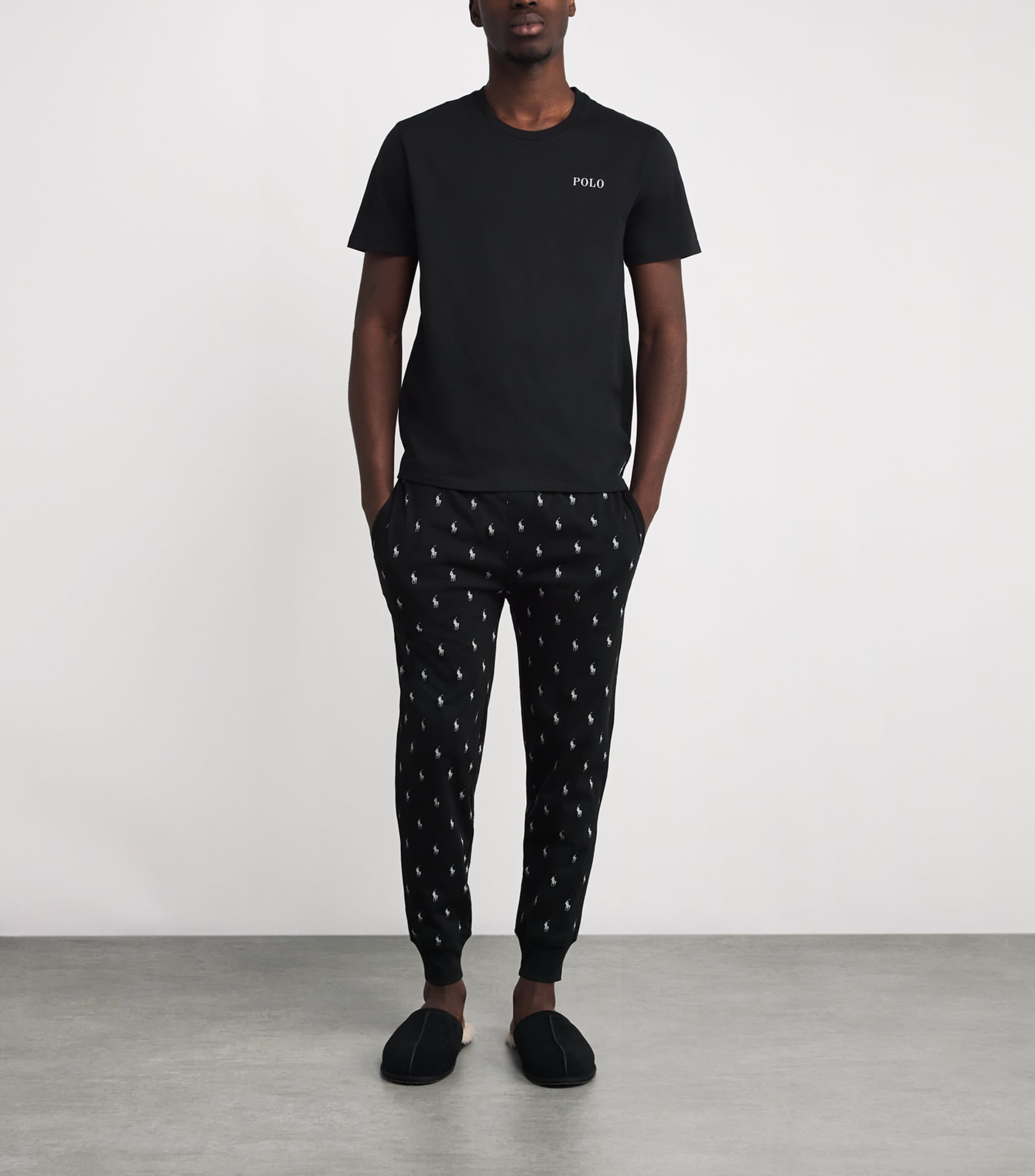 Cotton Logo T-Shirt POLO BLACK POLO TEE Image 1