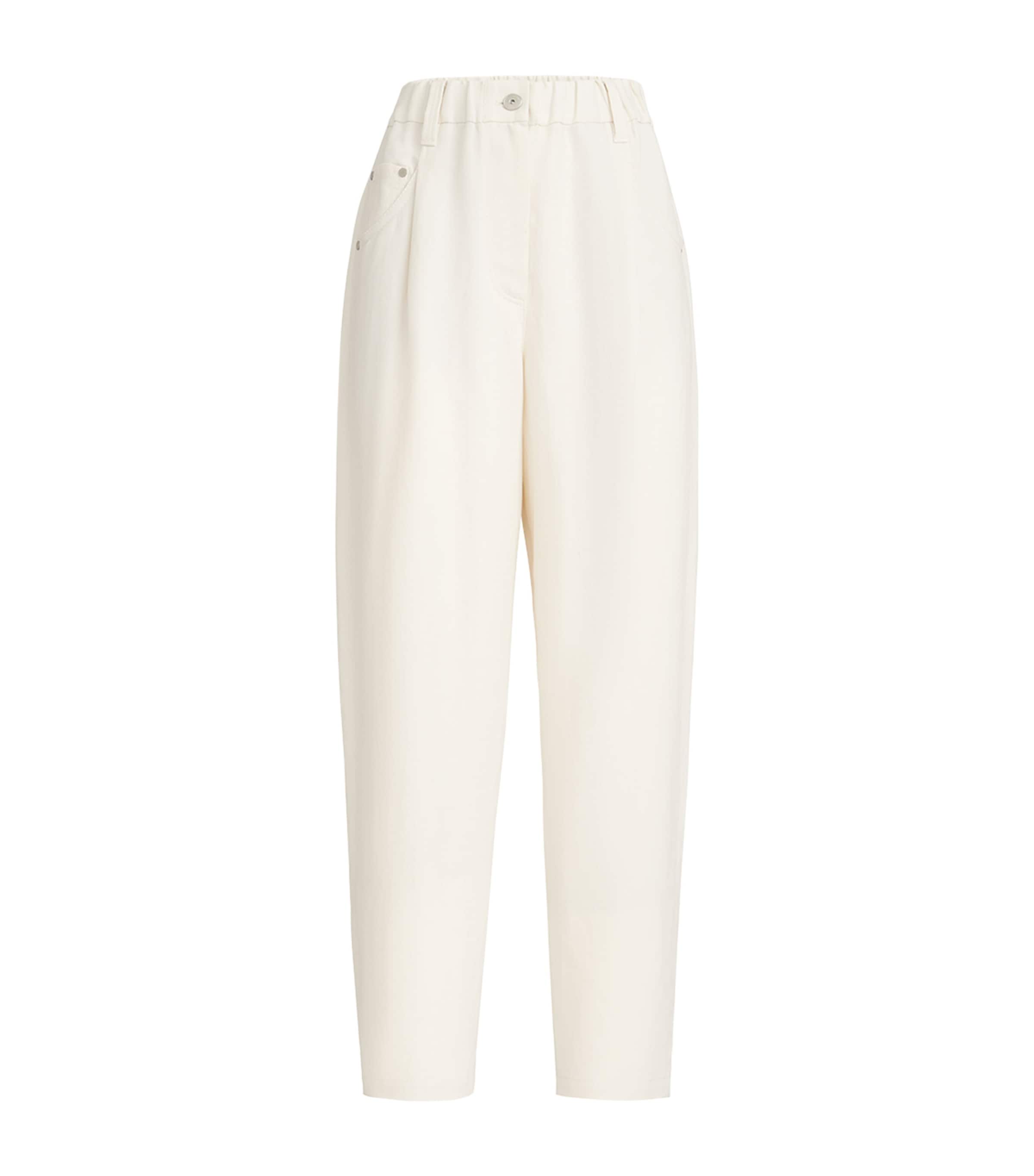 Brunello Cucinelli Embellished Straight Trousers