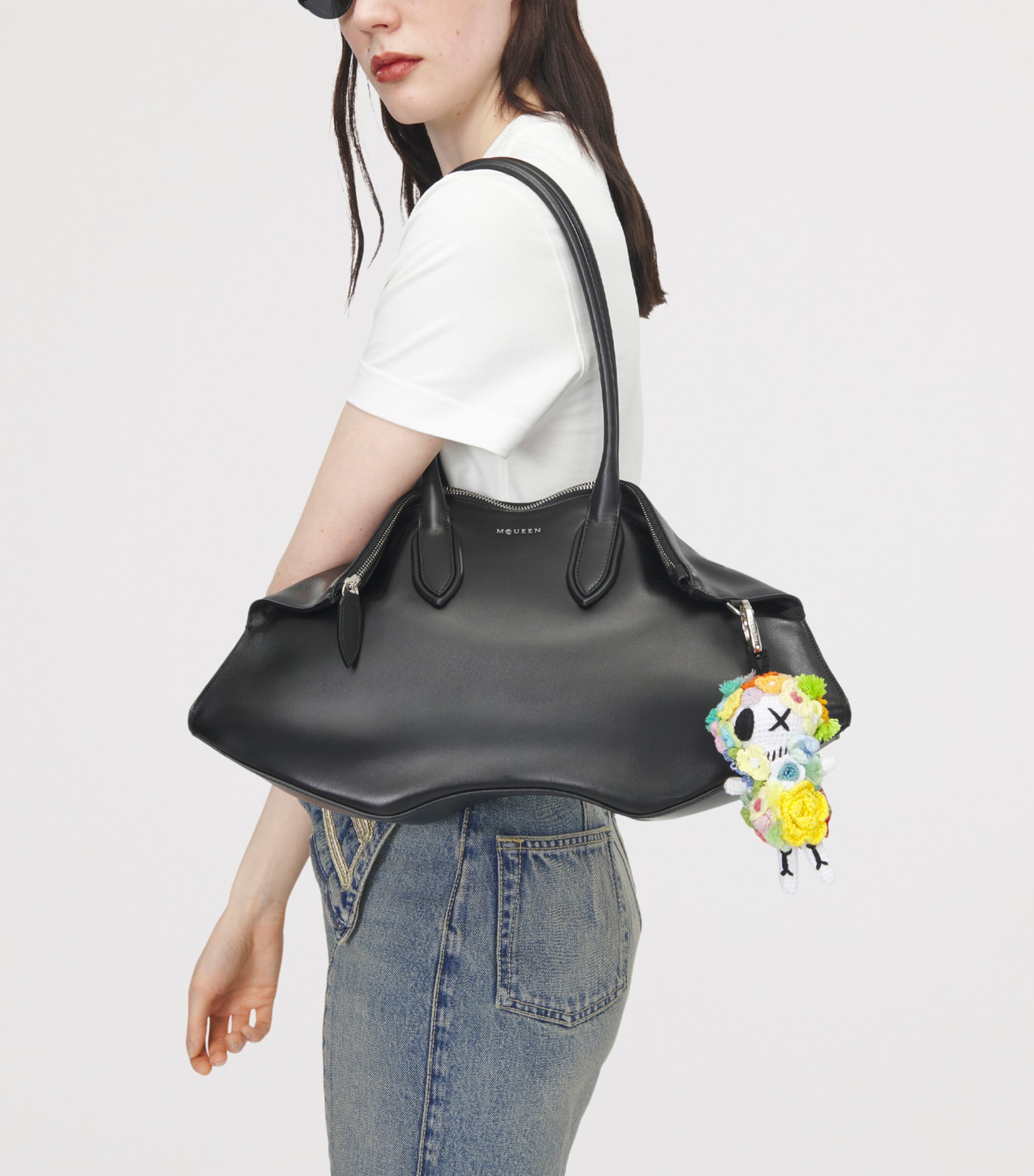 McQueen The Doll Rose Bag Charm Image 2