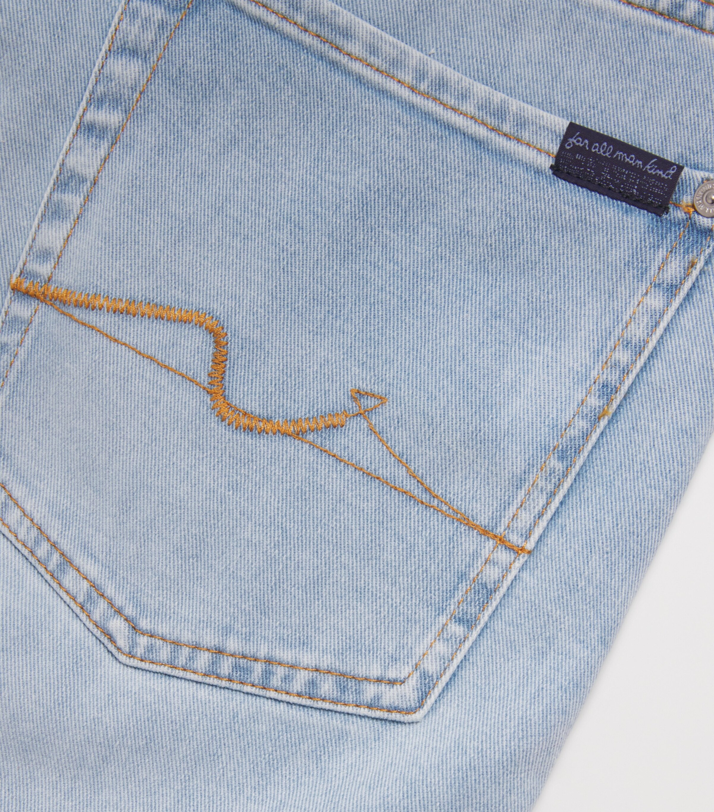 7 For All Mankind Mens Slimmy Badge Jeans Miramar Image 6