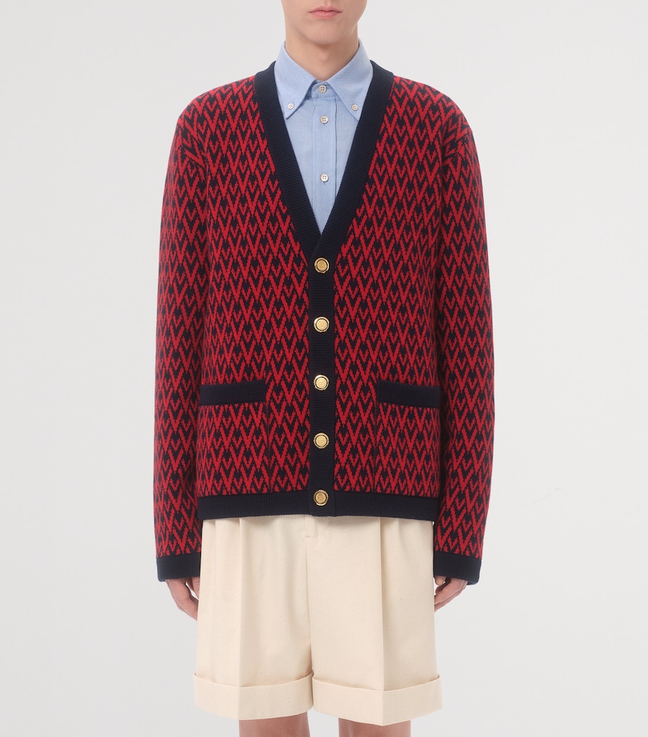 Wool Toute La V Cardigan BR5 Image 2