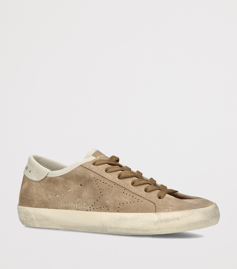 Golden Goose Suede Super Star Sneakers Tan Comb Image 3