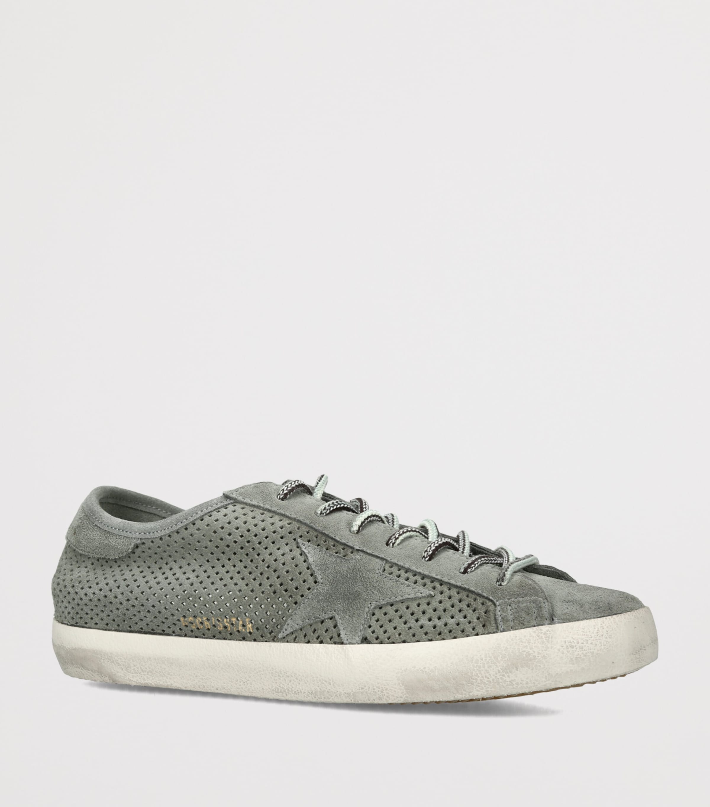 Golden Goose Suede Super-Star Sneakers Grey Image 3