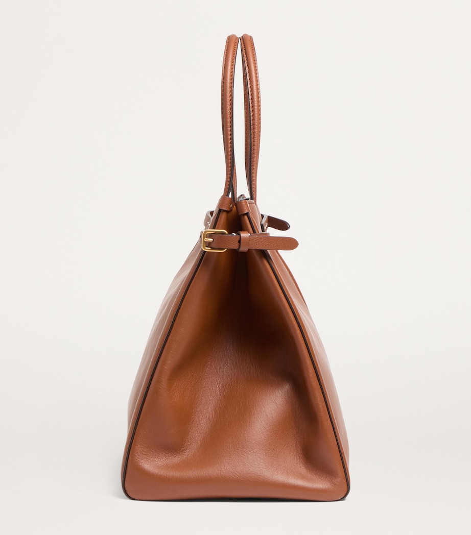 Medium Leather Antibes Top-Handle Bag N58 Image 5