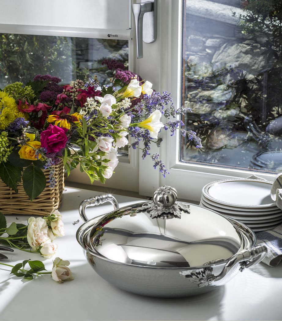 Opus Prima Covered Bowl Pan With Lid (30cm) METALLIC Image 4