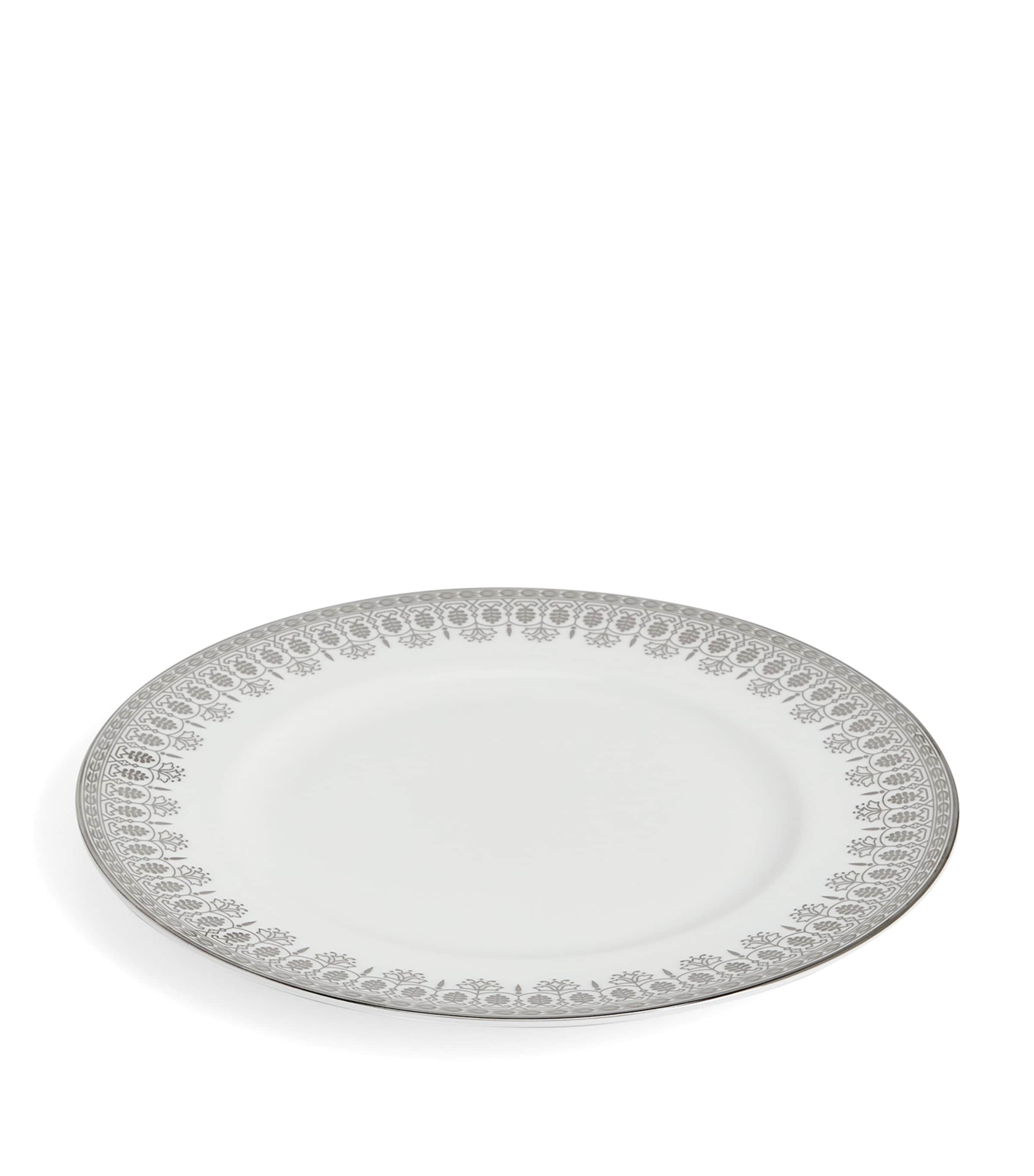 Bone China Silver Tonquin Plate (27cm) SILVER Image 3