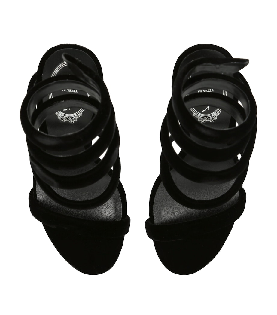 Velvet Cleo Sandals 105 BLACK Image 3