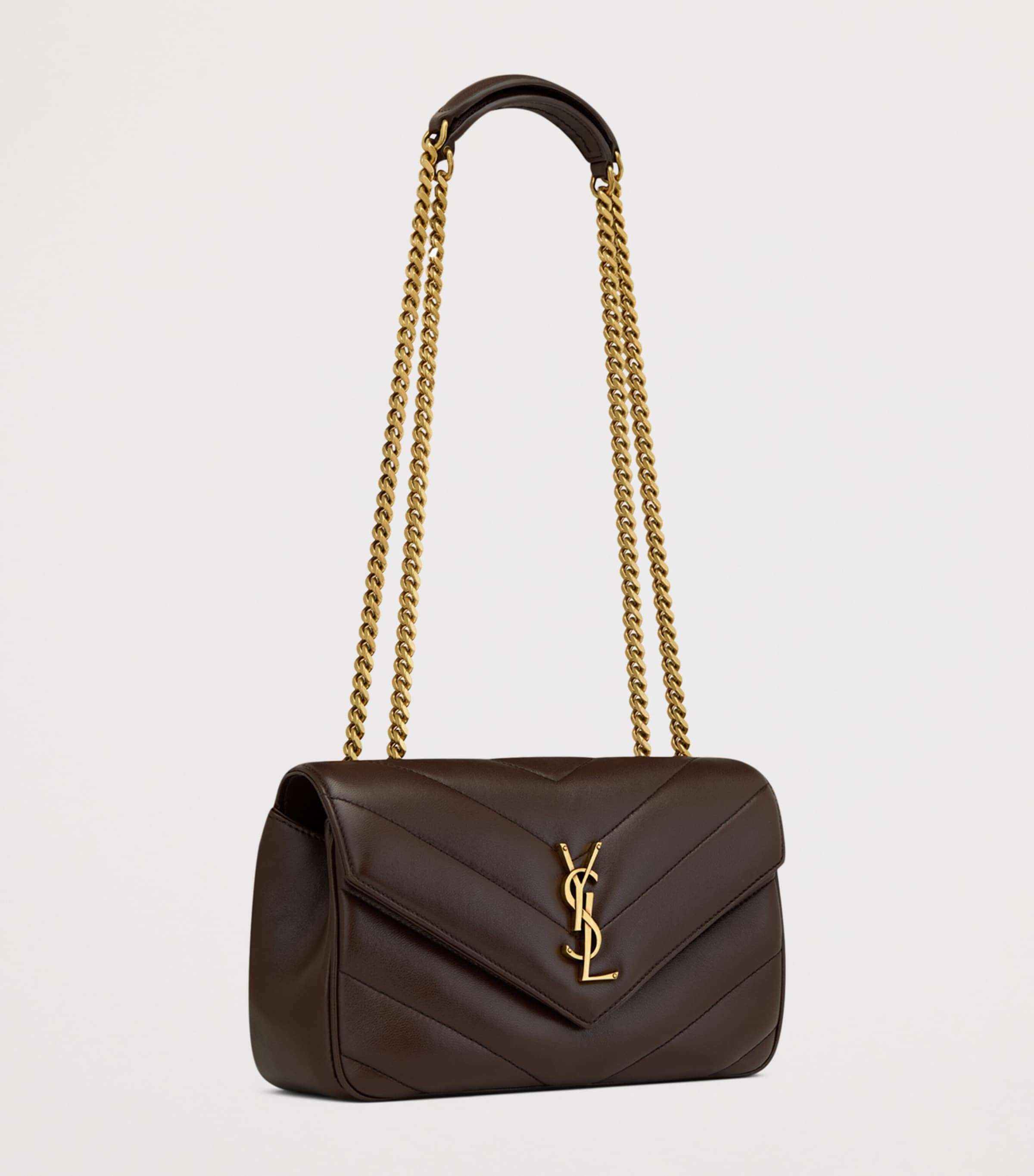 Saint Laurent Small Leather Loulou Shoulder Bag Image 7