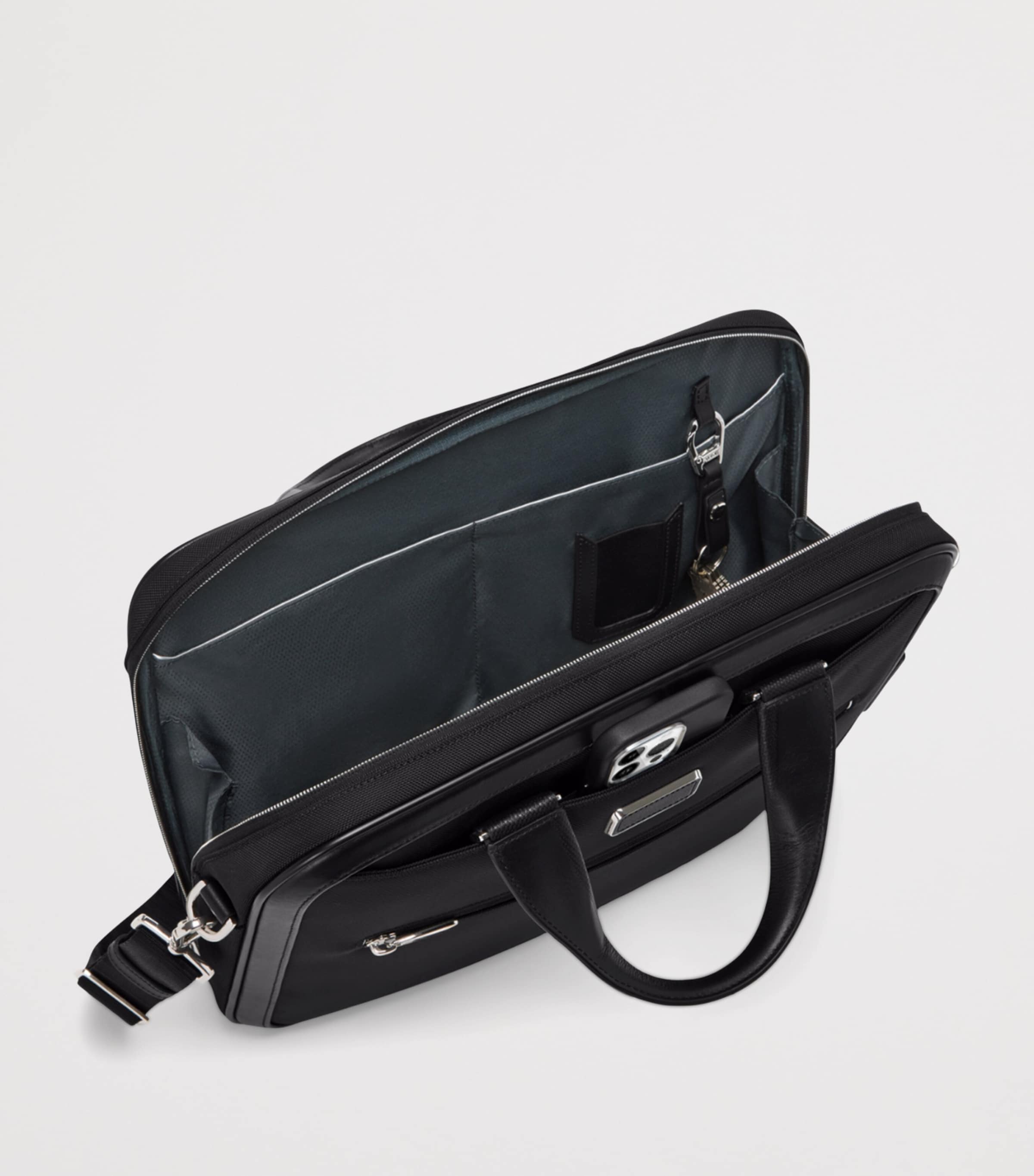 Arrivé Hannover Slim Briefcase BLACK 1041 Image 3