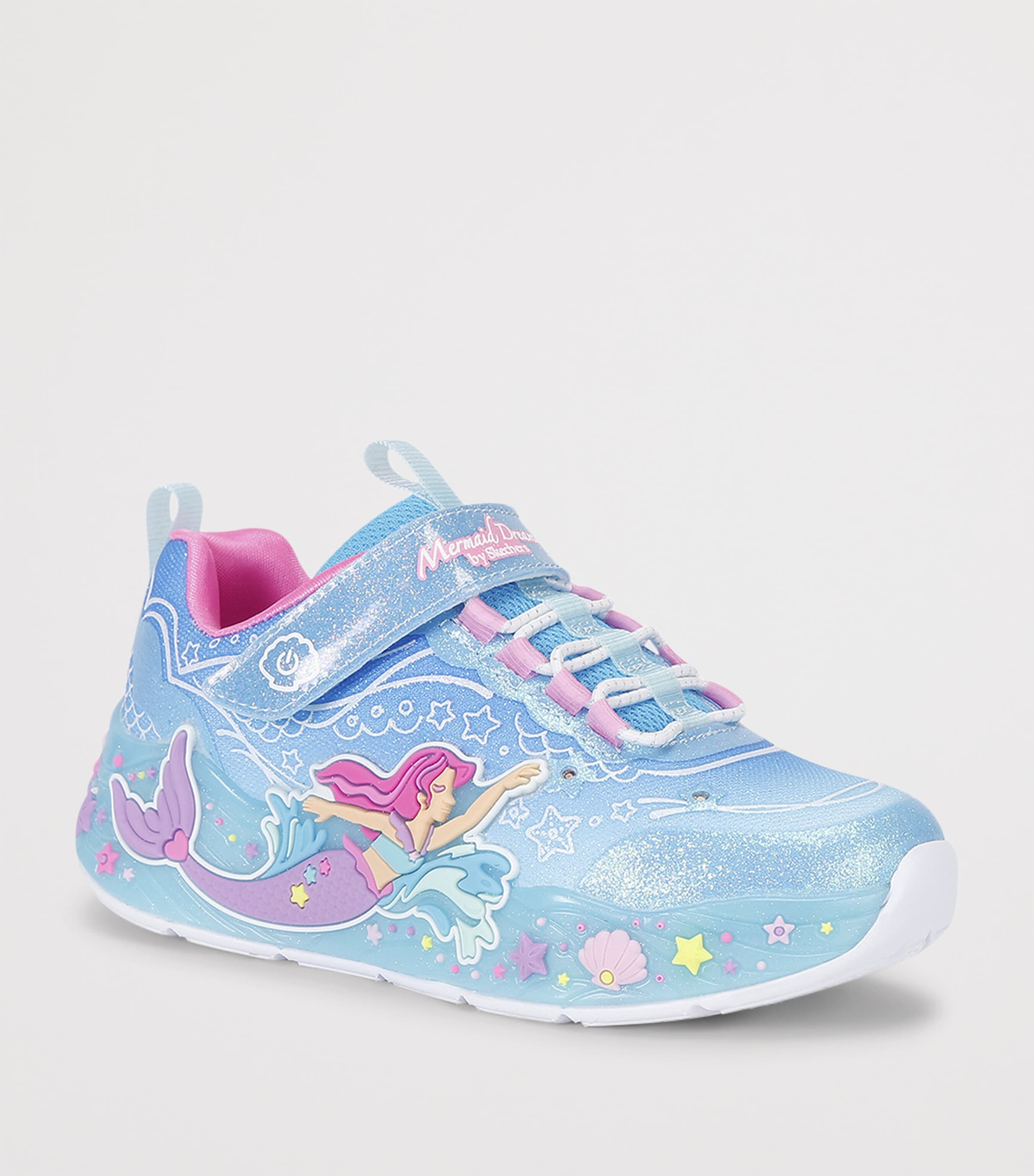Mermaid Dreams Light-Up Sneakers PALE BLUE Image 3