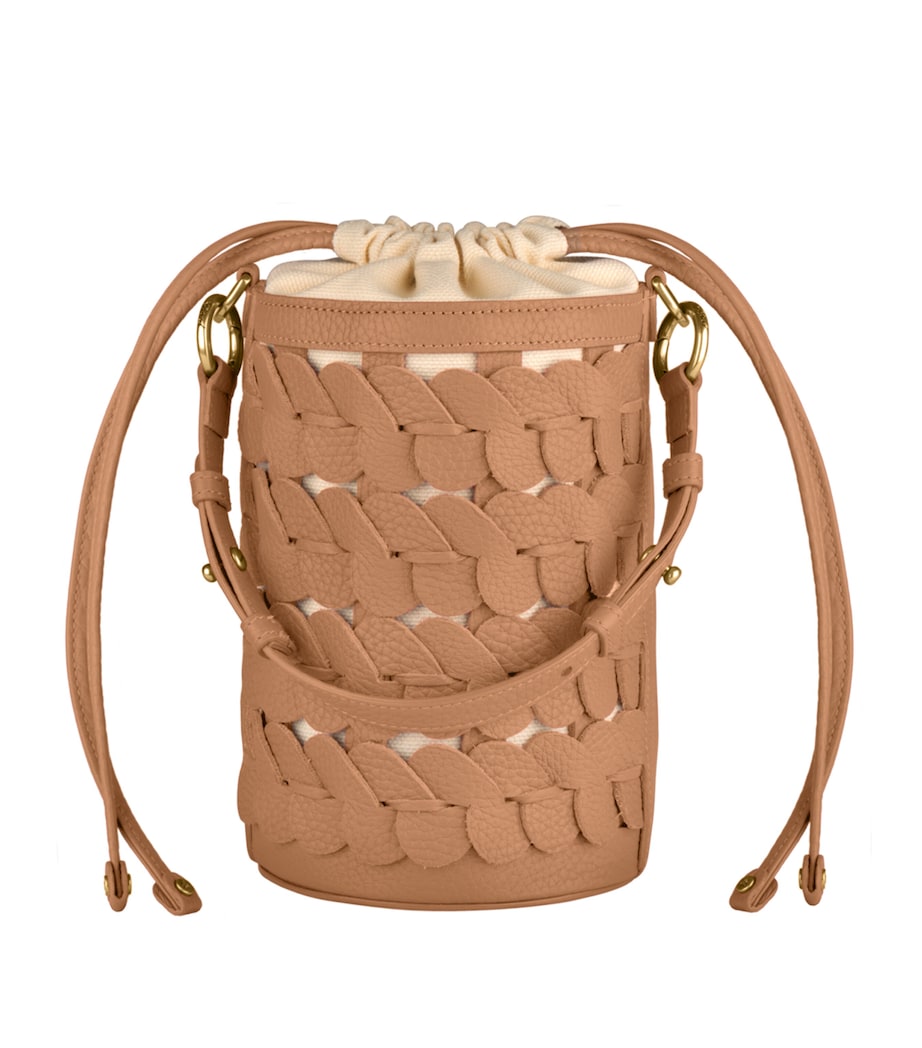 Mini Happy Hearts Bucket Bag CAMEL Image 1