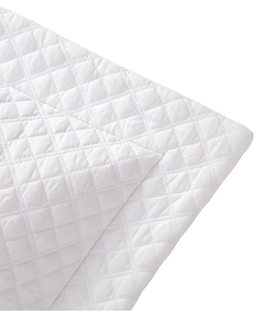 Ralph Lauren Home Cotton Argyle Square Pillowcase (65cm x 65cm) White Image 3